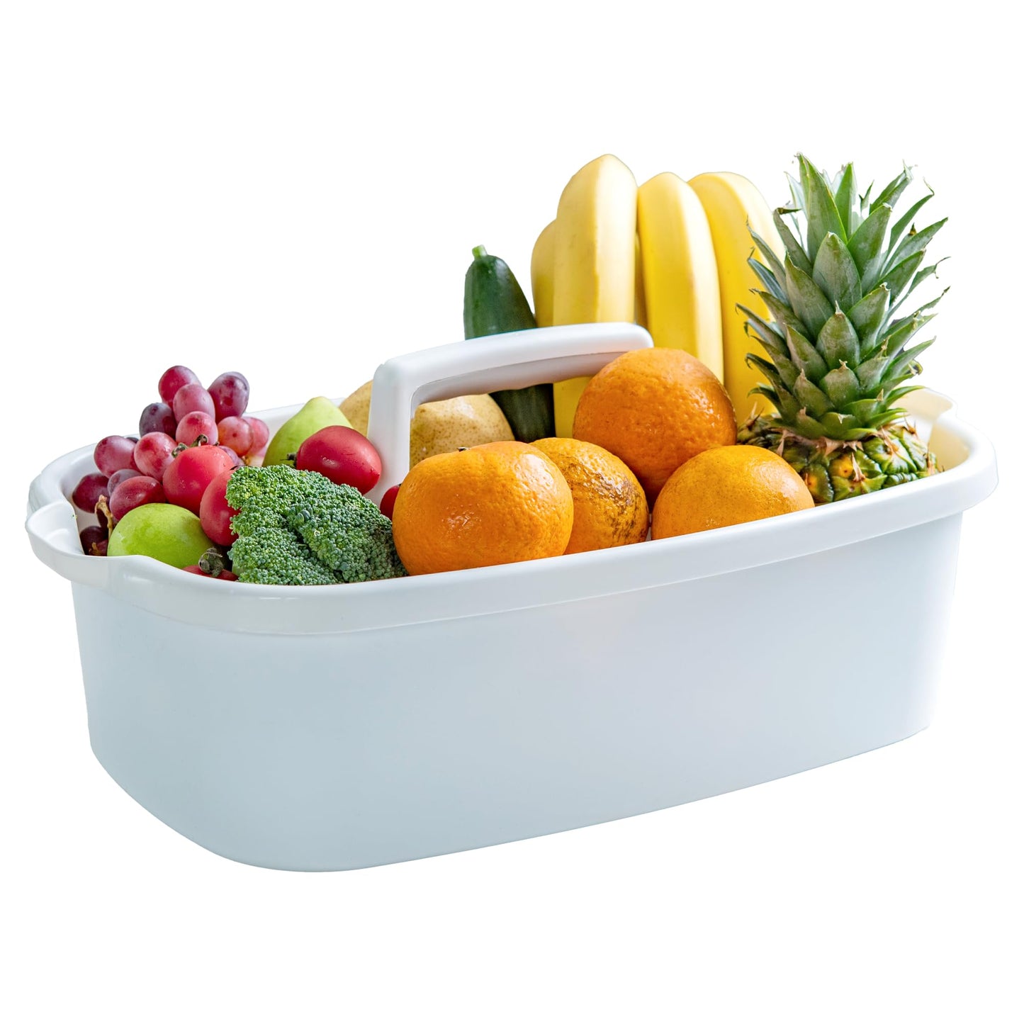 BOPPIE Versatile Home & Garden Utility Cleaning Caddy with Handle: All-Purpose Carry Tray for Bathroom, Kitchen, and Outdoor Cleaning Supplies