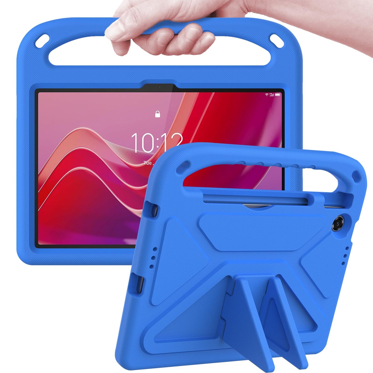 ATOOZ for Lenovo Tab 10.1 2025 Case, Kids Cover With Shockproof Handle Stand for Lenovo Tab 10.1inch (TB311XU / TB311FU) Tablet (Blue)