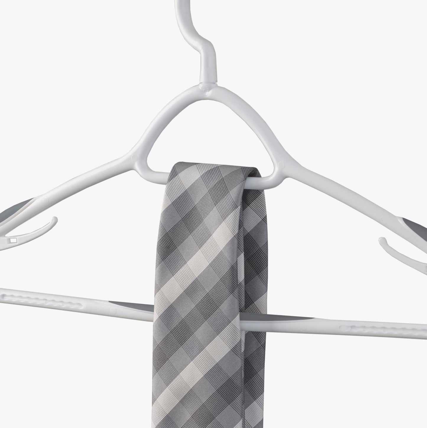 neatfreak Clothes Hanger, White/Grey, Pack of of