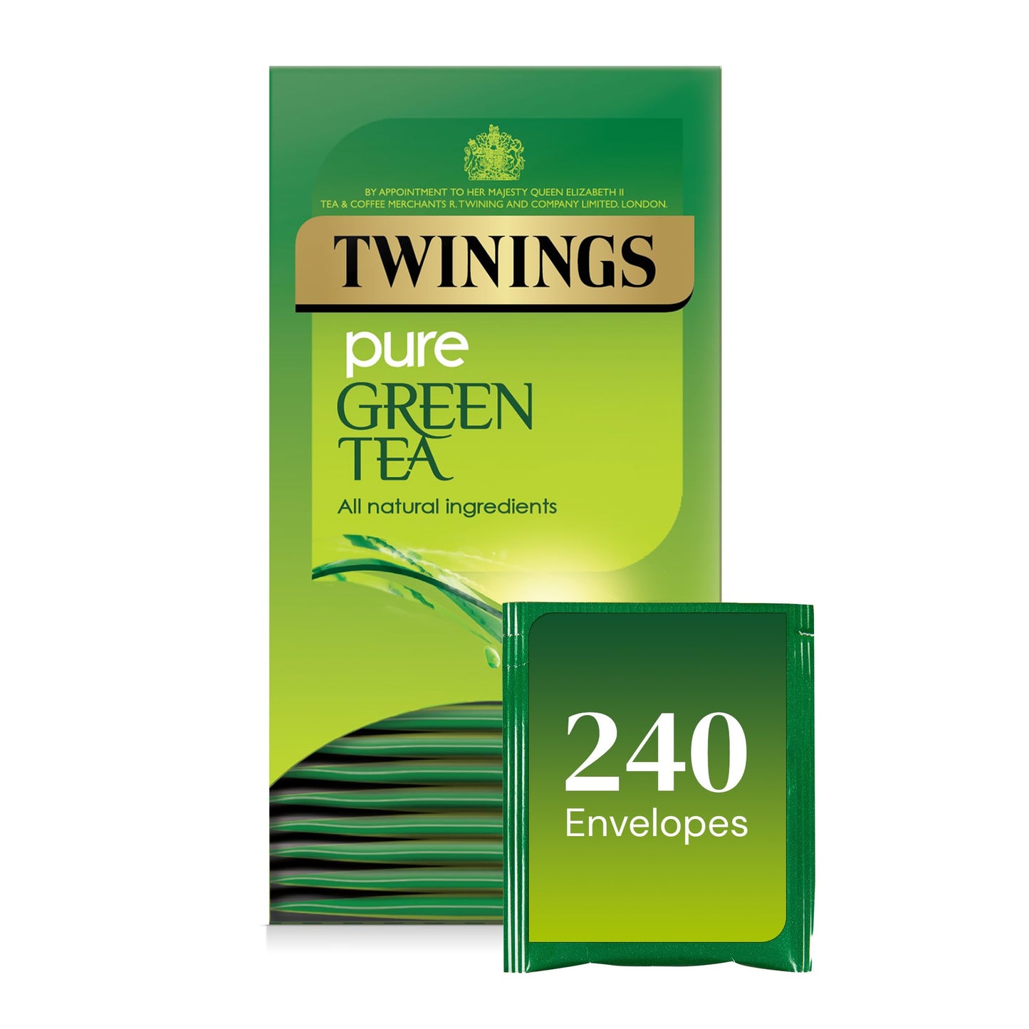 Twinings Pure Green Enveloped Tea Bags (2x20)