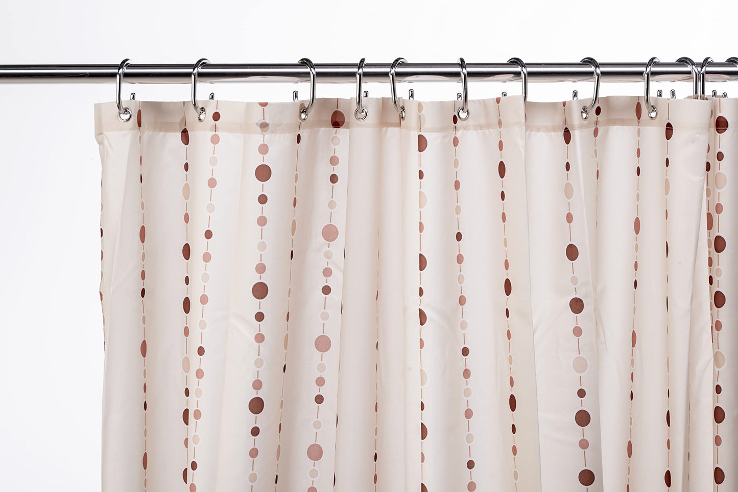 Croydex Dotty Textile Shower Curtain,1800 x 1800mm