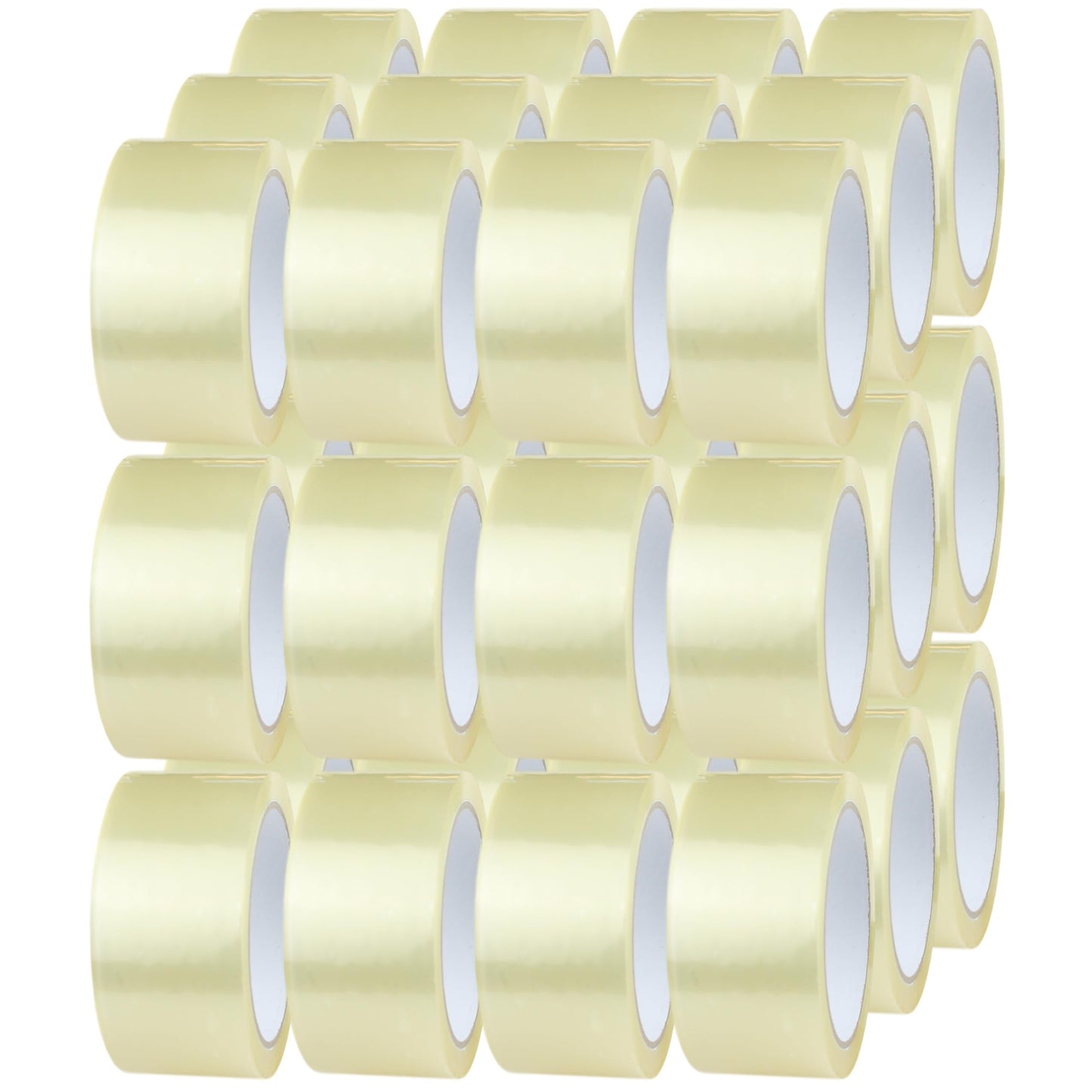 Crimson Starfish Clear Tape 36 Rolls of 48mm x 66m Tape Rolls | Clear Packaging Tape for Packing Parcels, Boxes, Cartons, Postage, Moving House |