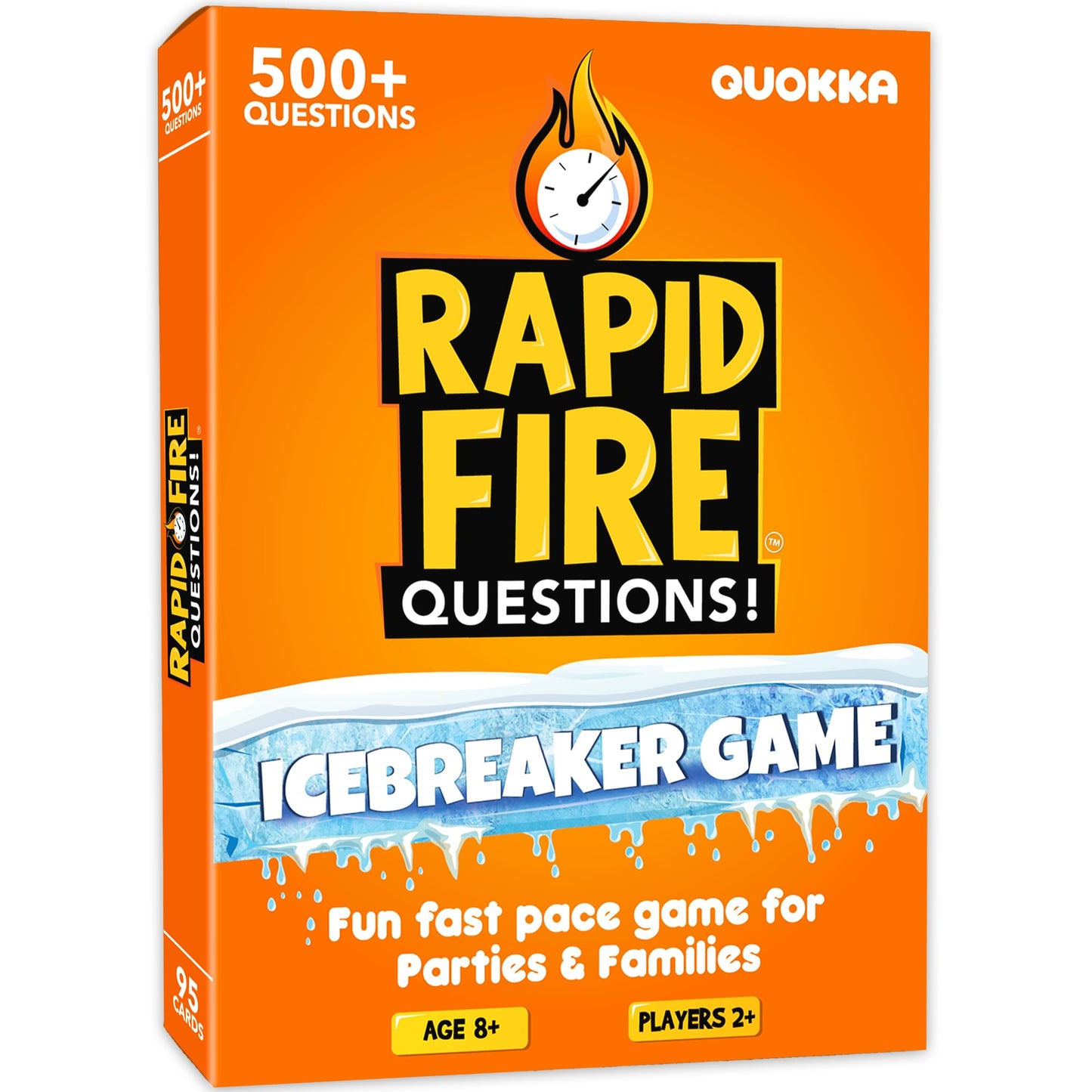 QUOKKA Card Games For Kids & Adults - Conversations With Friends - Icebreaker Party Games - Fun Family Board Games - Diverse and Wide Range of Topics