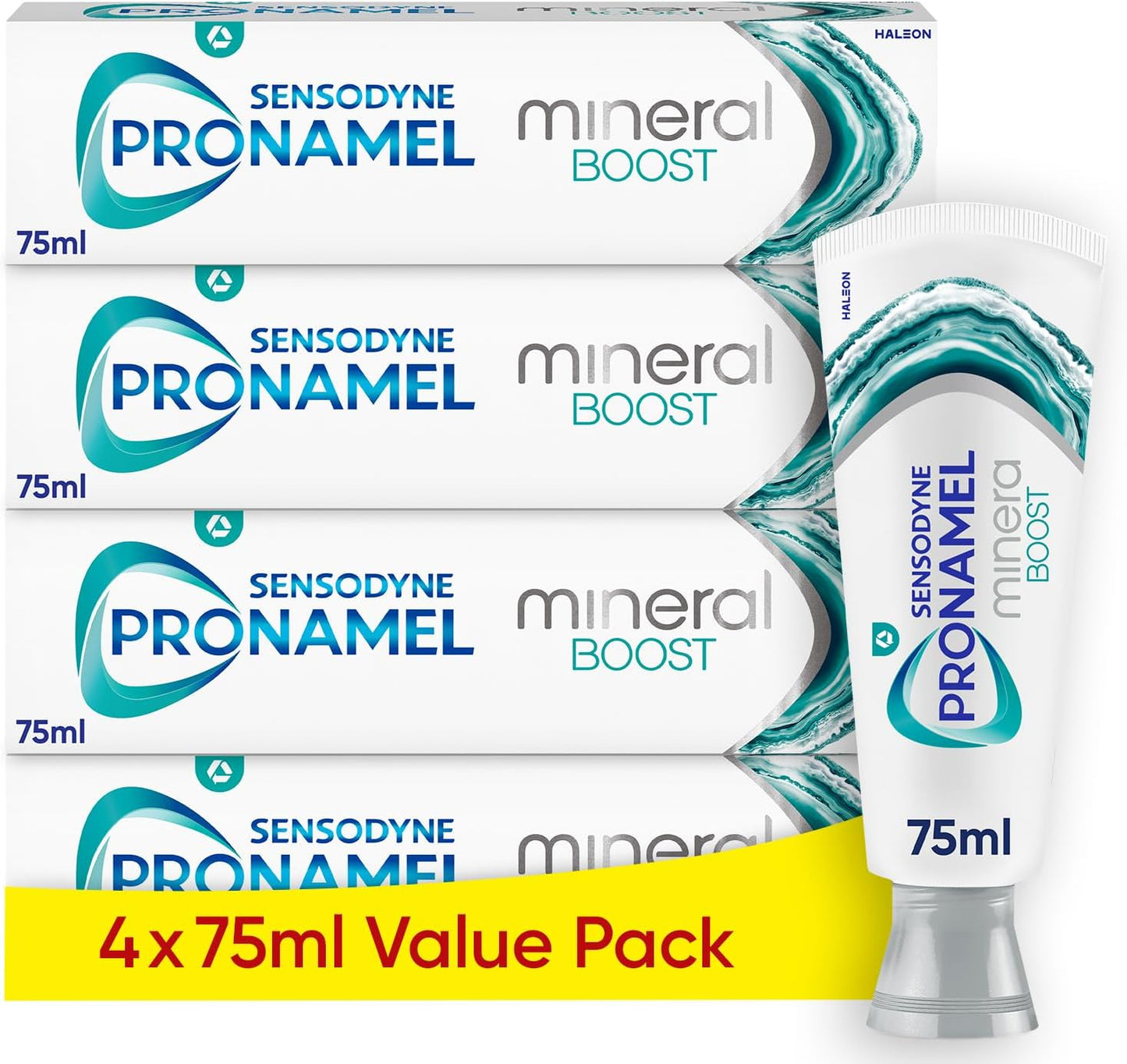 Sensodyne Pronamel Mineral Boost Toothpaste, Refreshing Peppermint, 4 × 75 ml. New