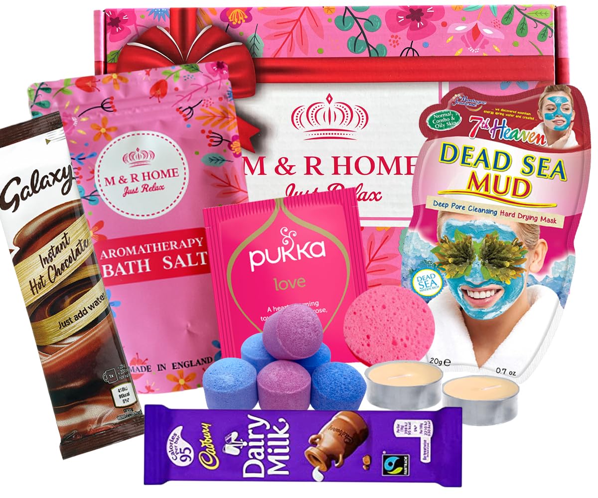 Pamper Gifts for Women, Self Care Package ? Mother?s Day Gift, Relaxation, Spa Gifts for Her, Hug in a Box ? Thank You Gift, Birthday Hampers for
