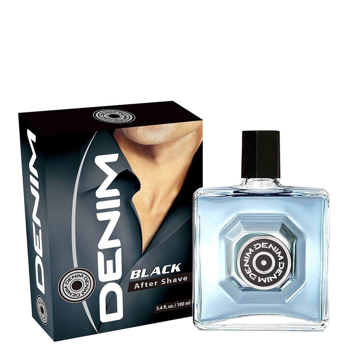 Denim Black After Shave Classic Scent for Men 100ml/3.38 oz