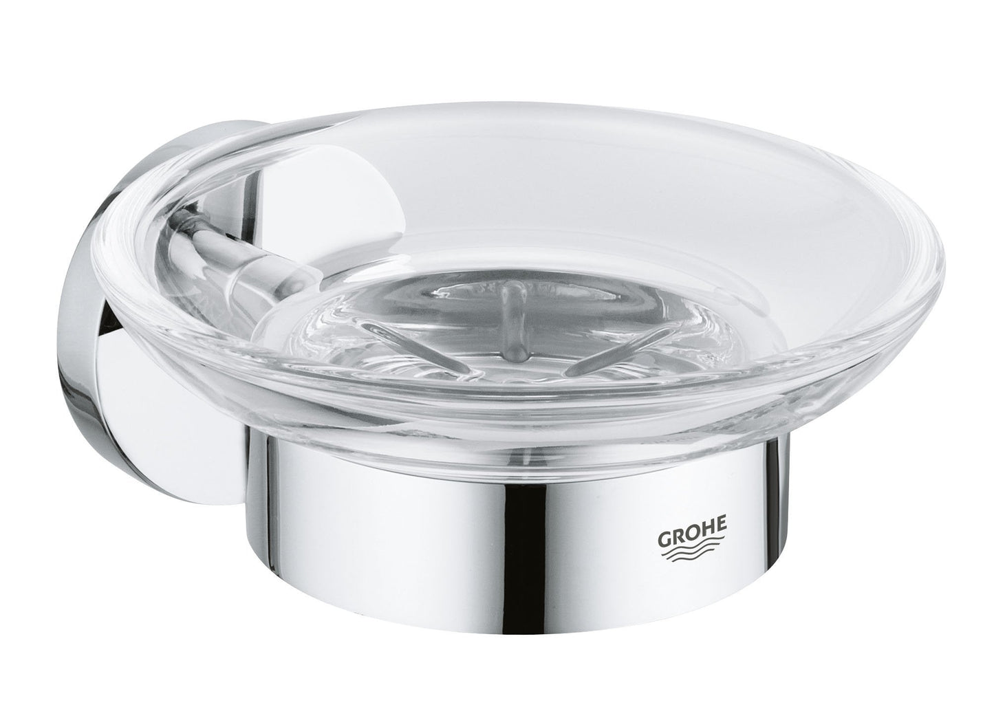 GROHE 40444001 Essentials Soap Dish and Silver Holder