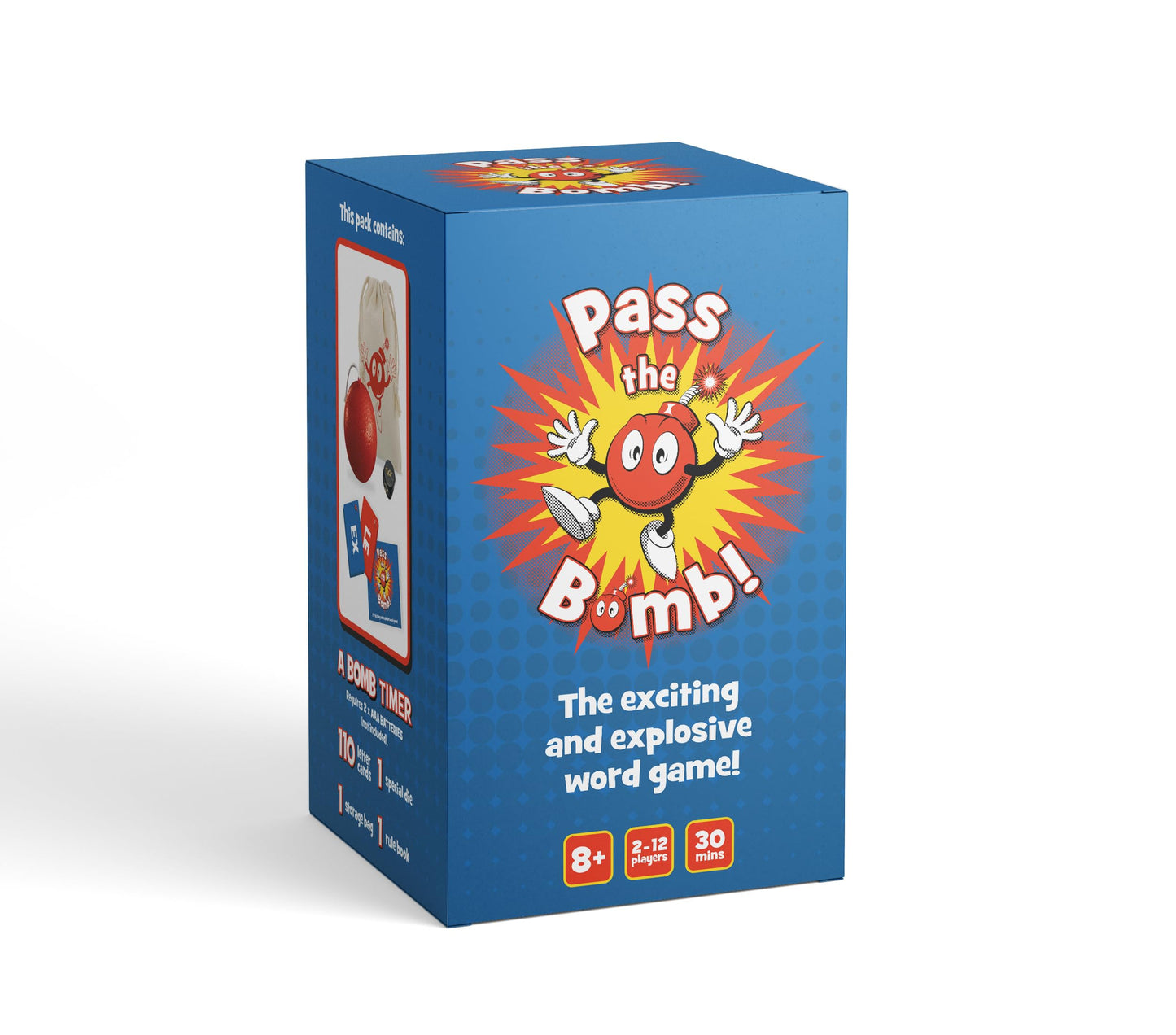 Pass the Bomb | Party Game | Ages 8+ | 2-12 Players | 30 Minutes Playing Time