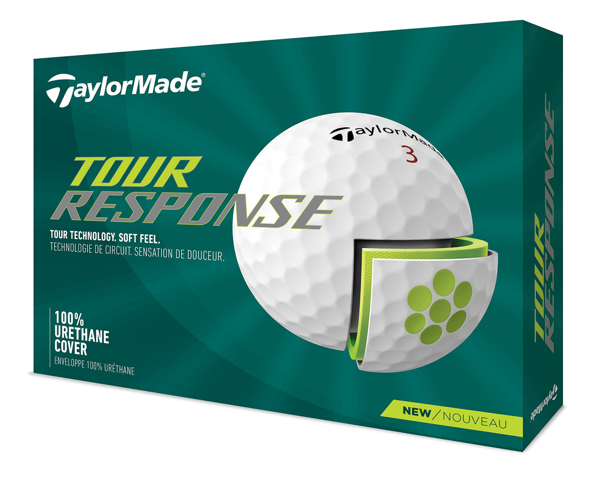 TaylorMade 2022 Tour Response Dozen, N7638401, White