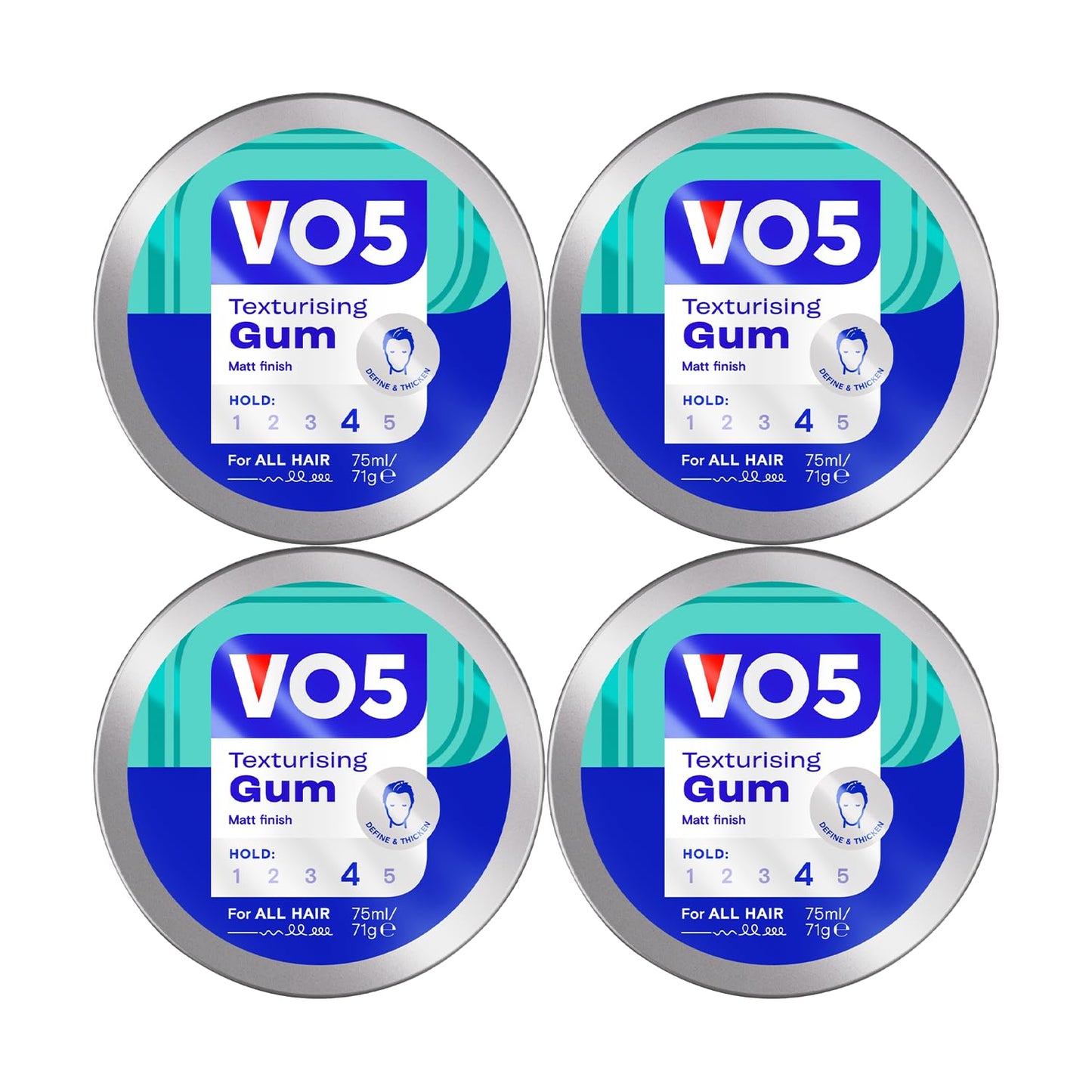 VO5 Extreme Style Texturising Gum 75ml Case of 4 by OV