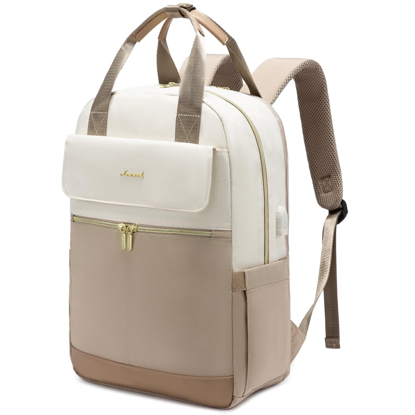LOVEVOOK Backpack Womens, 15.6 Inch Fashion Laptop Rucksack Bag for Ladies, Lightweight Computer Backpack Work Bag with USB Port, Casual Daypacks Back