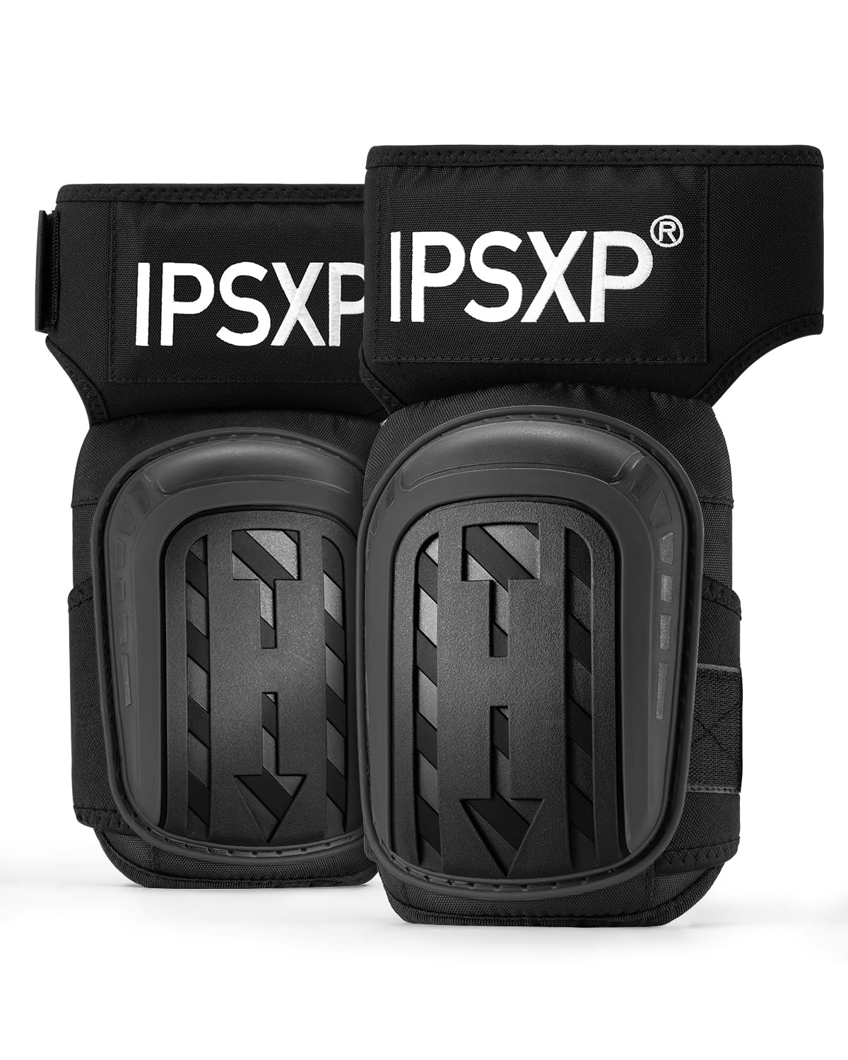 IPSXP Professional Knee Pads for Work,Gardening & Construction Knee Pads for Men and Women with Thick Double Gel Cushion, Strong Adjustable Non-Slip