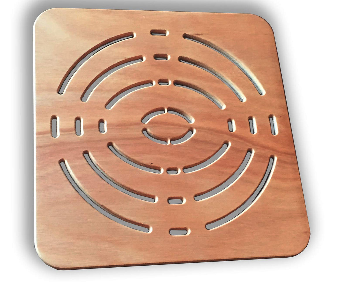 Castelmerlino Shower Accessories, Marine Okum? Plywood, Natural, 49.5 x 49.5