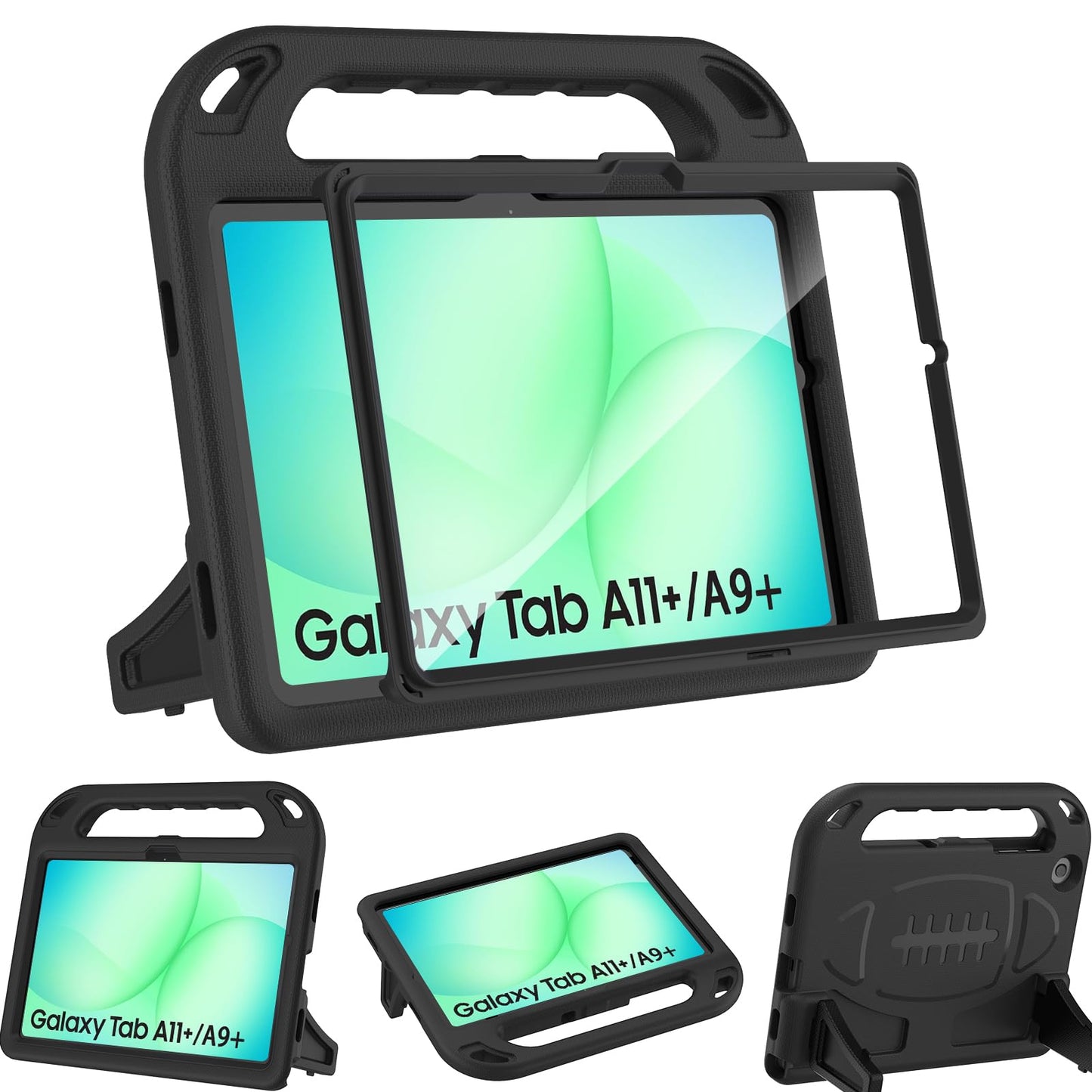 TOPWANT Kids Case with Built-in Screen Protector for Samsung Galaxy Tab A11+ Plus 11 inch 2025(SM-X230/X235/X236)/Tab A9+ Plus 11 inch