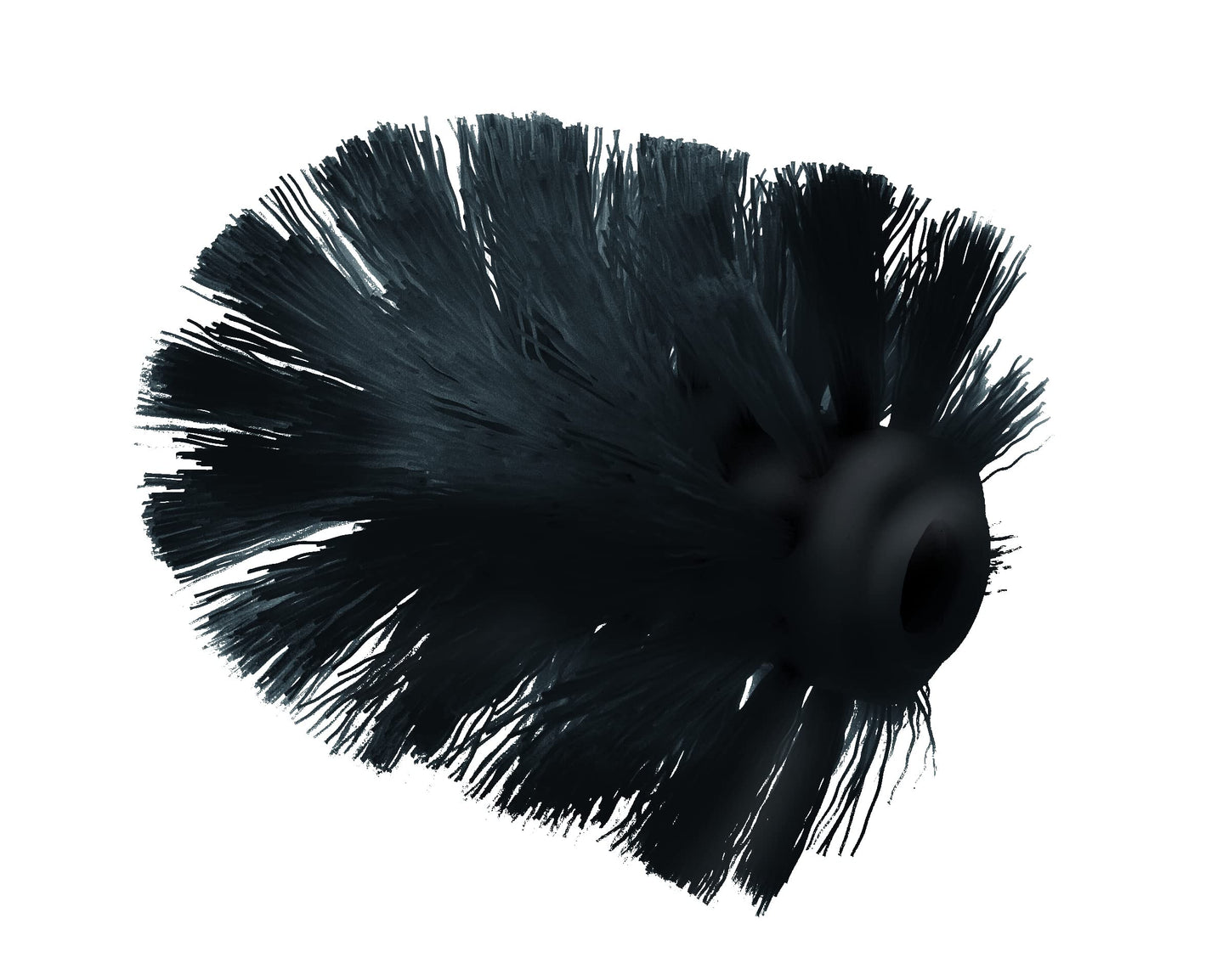Blue Canyon Plastic Replacement Toilet Brush Head, Black