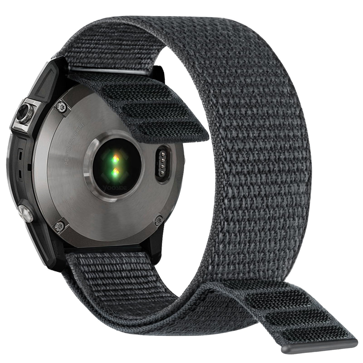 YOOSIDE for Garmin Fenix 7 / EPIX 2 / Fenix 6 / Fenix 5 / epix Pro 47mm Hook and Loop Nylon Watch Strap, 22mm Quick Dry Ultralight Sport Wrist Band