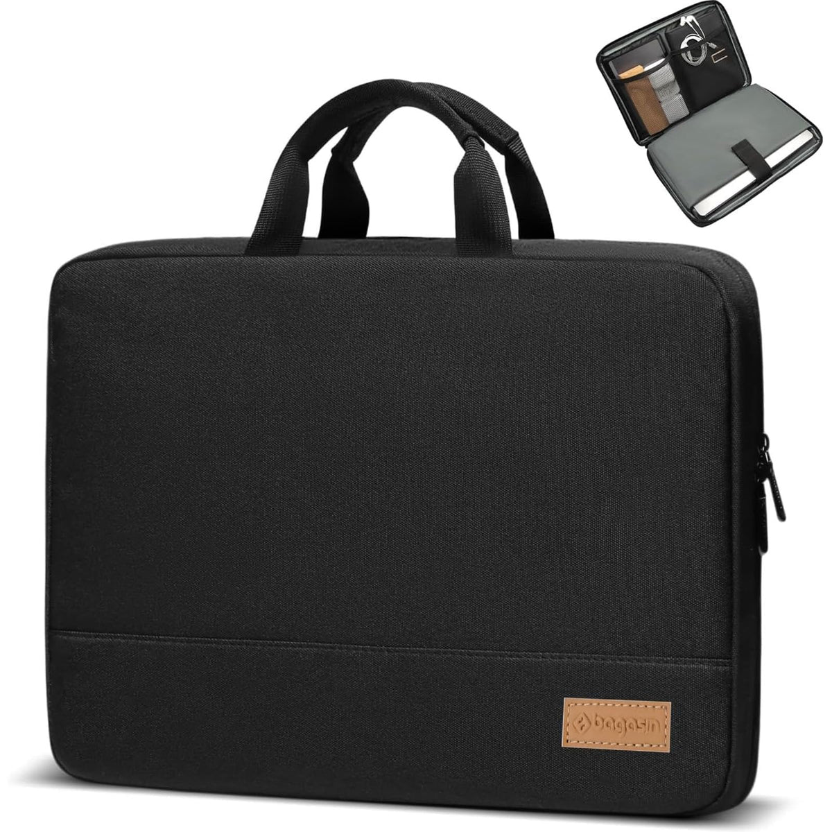 Bagasin 14 Inch Laptop Sleeve Case Computer Bag for MacBook HP Lenovo Dell ASUS Acer Chromebook 14 / HP Stream 14 / Dell Inspiron 14 / Lenovo IdeaPad