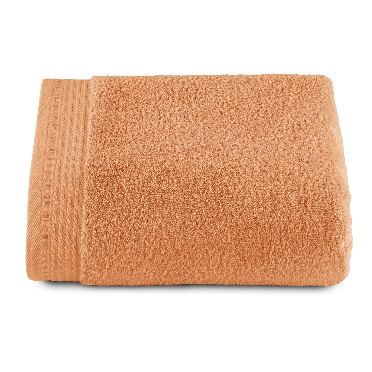 RIZO Top Towel ? Set of 1 Shower Towel ? Large Shower Towel ? Bath Towels ? 100% Combed Cotton ? 600 g/m2 ? Measure 100 x 150 cm ? Papaya