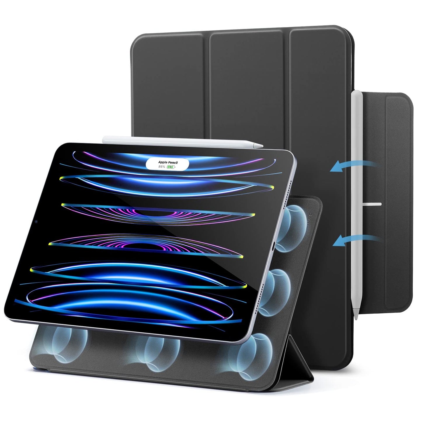ESR for iPad Pro 11 inch Case, Rebound Magnetic Case,iPad pro case 11 inch (2022/2021/2020), Convenient Magnetic Attachment, Two-Way Stand, Full