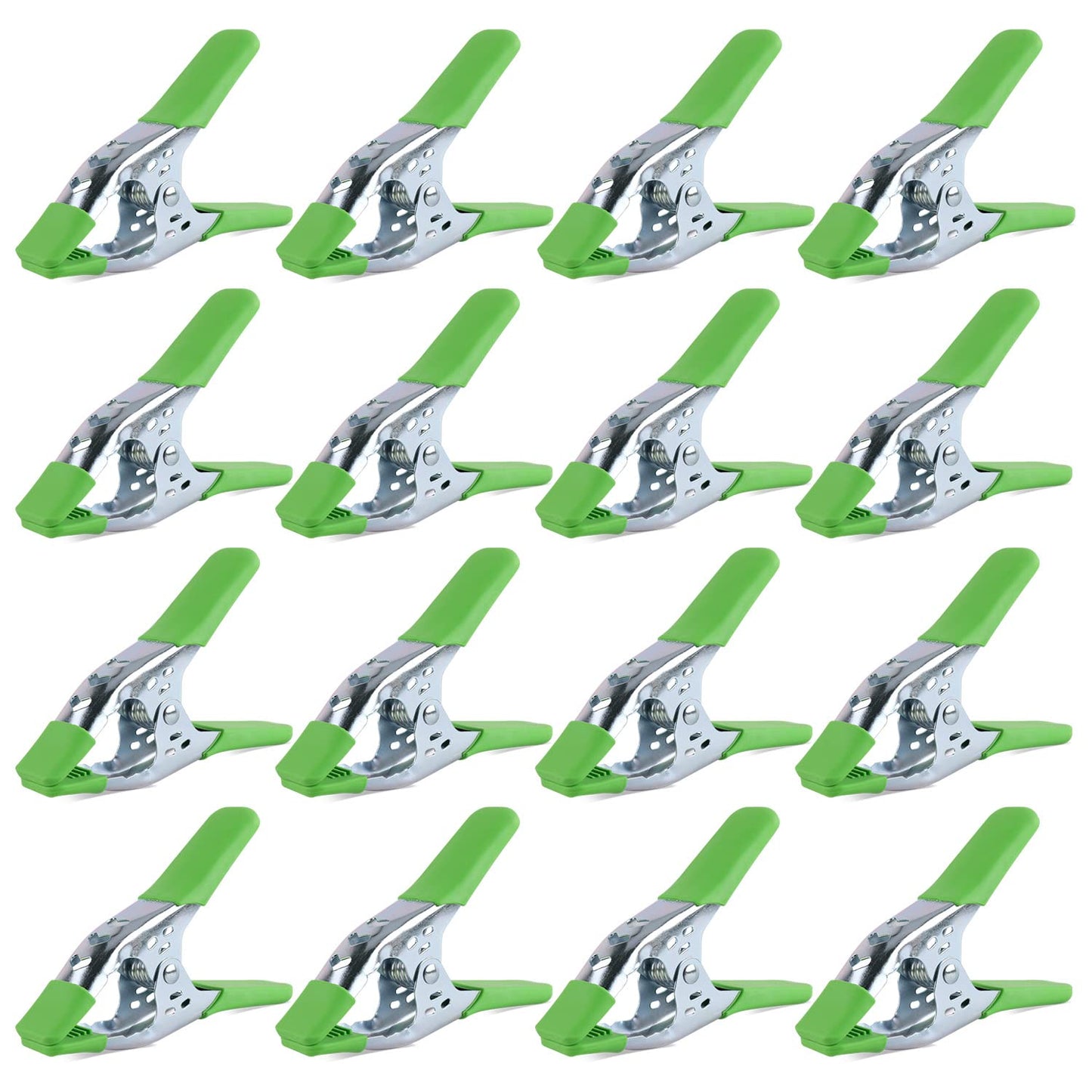 SWANLAKE16PCS 6" inch Spring Clamp, Heavy Duty Spring Metal Spring Clamps, 2.5"-inch Jaw Opening (16PCS)