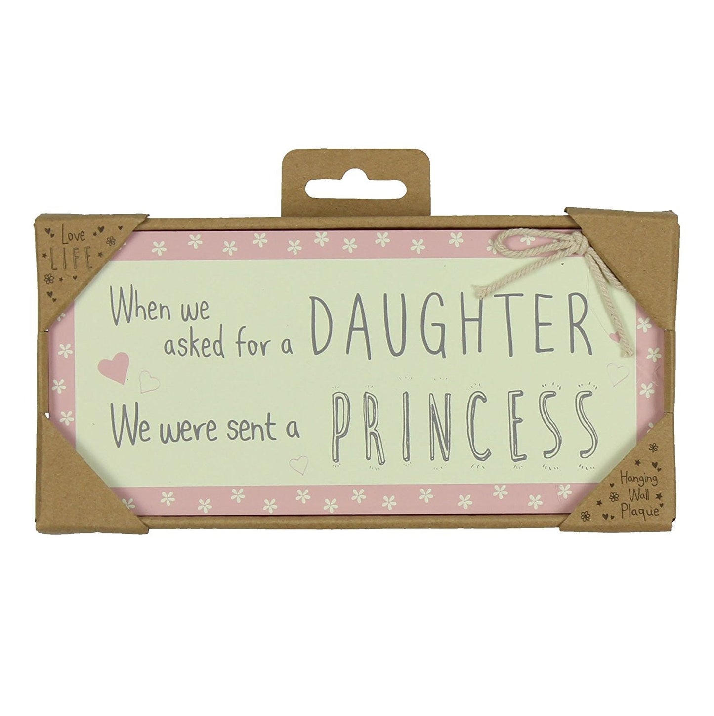 Novelty Plaque Gift - Vintage Design - Daughter