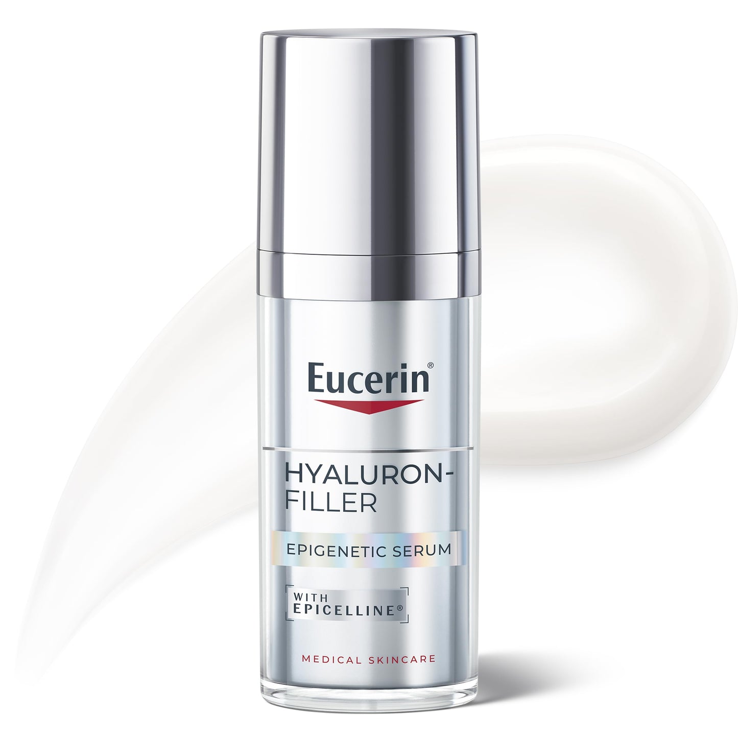 Eucerin Hyaluron-Filler Epigenetic Serum 30ml, Advanced Face Serum to Correct Visible Signs of Ageing, Anti-Wrinkle Skincare with Hyaluronic Acid and