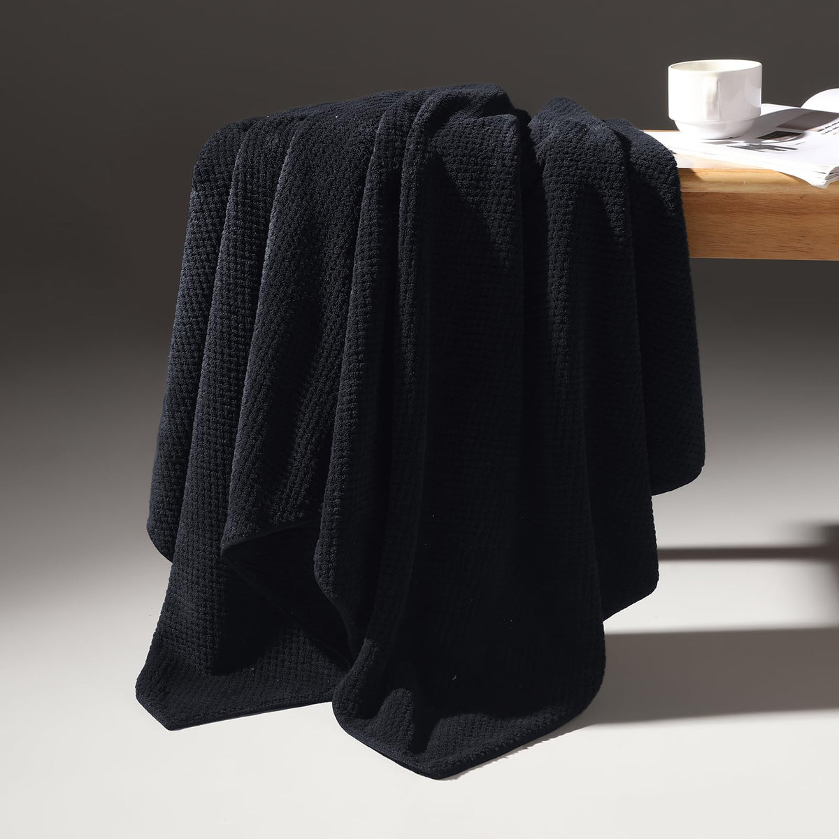 REDKISS 6 Pack Microfibre Towels set-450g/m²,Super Absorbent Towel for Bath