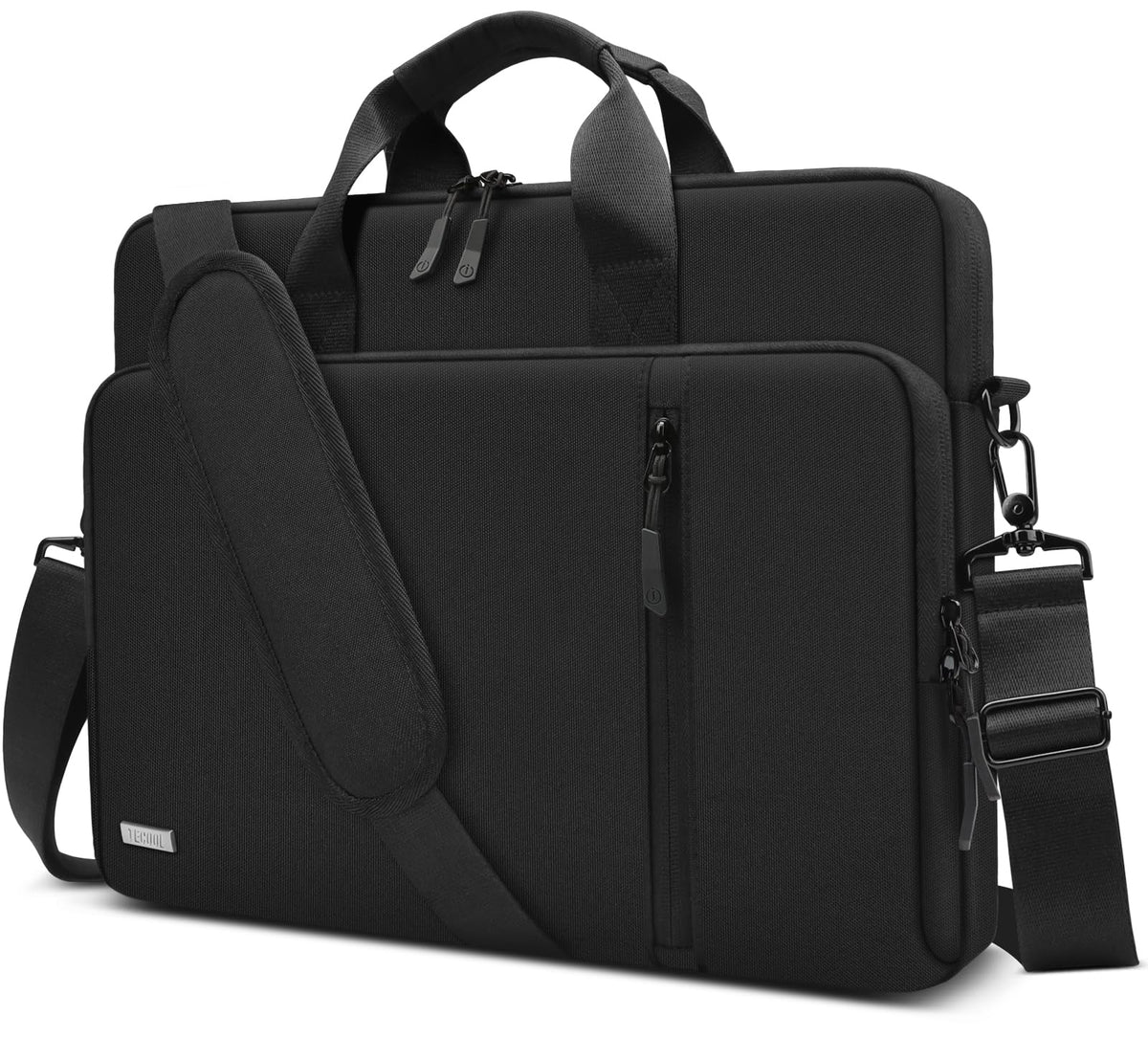 TECOOL 17 17.3 Inch Laptop Bag, 360 Protective Case Messenger Bag Computer Sleeve Waterproof Briefcase with Shoulder Strap for 17-17.3 Inch Acer ASUS