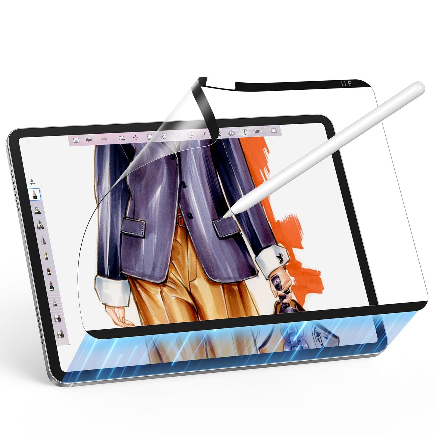 ESR Paper-Feel Magnetic Screen Protector for iPad Pro 13 Inch M5 2025/M4 2024, Write and Draw Like on Paper, Detachable and Reusable, Compatible with