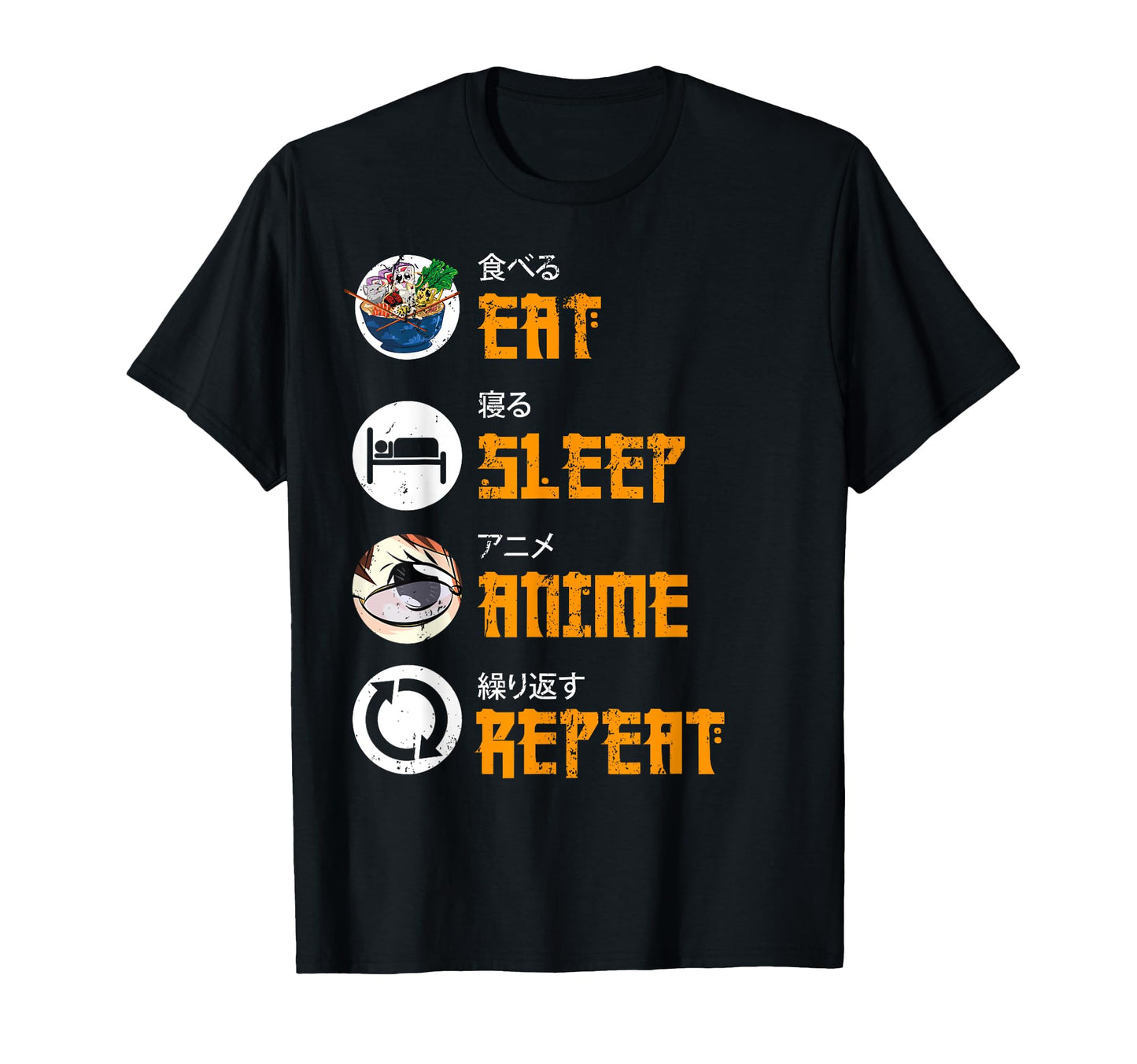Kawaii Manga Ramen Noodles Japanese Otaku Funny Anime T-Shirt