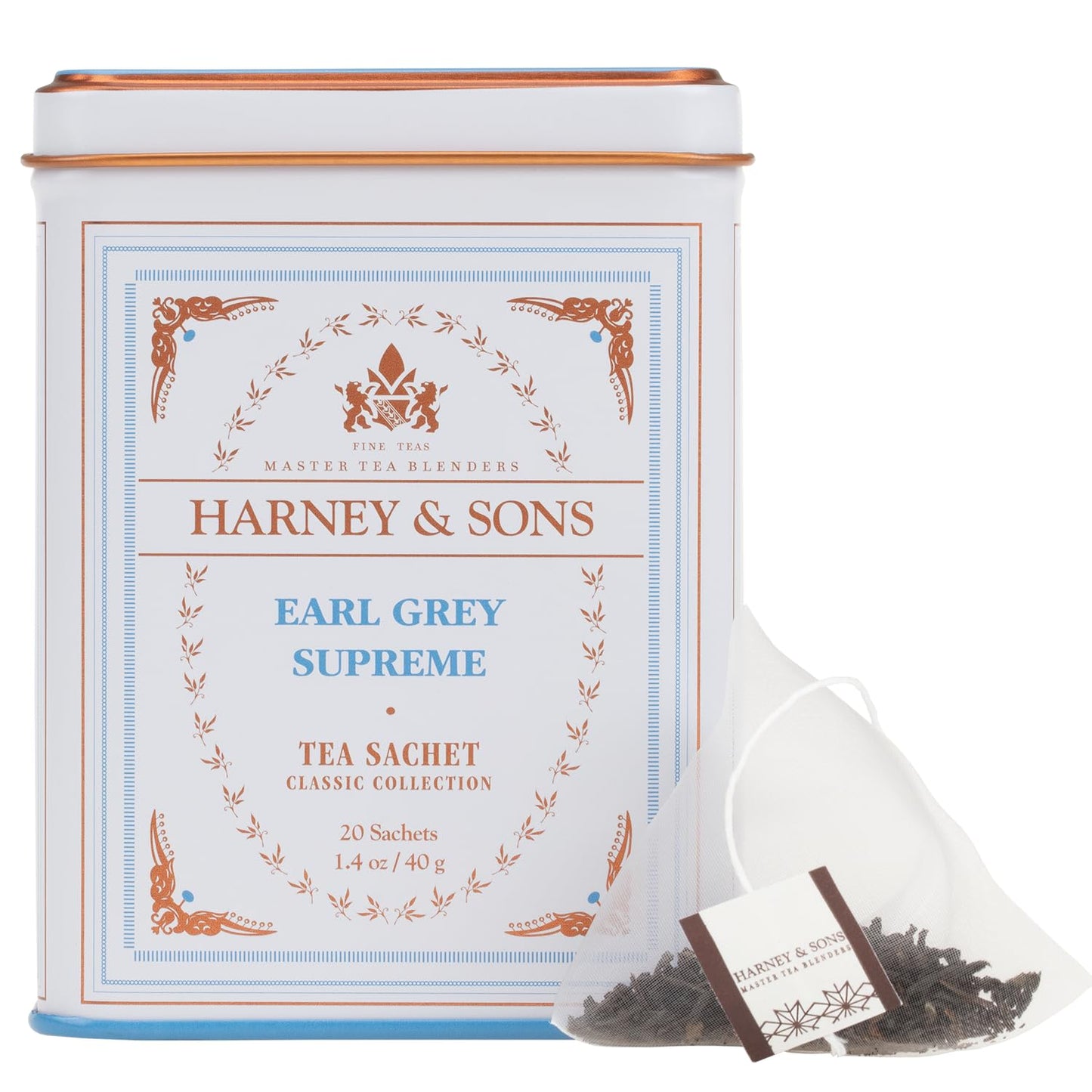 Harney & Sons, Earl Grey Supreme, 20 Sachets, 1.4 oz (40 g)