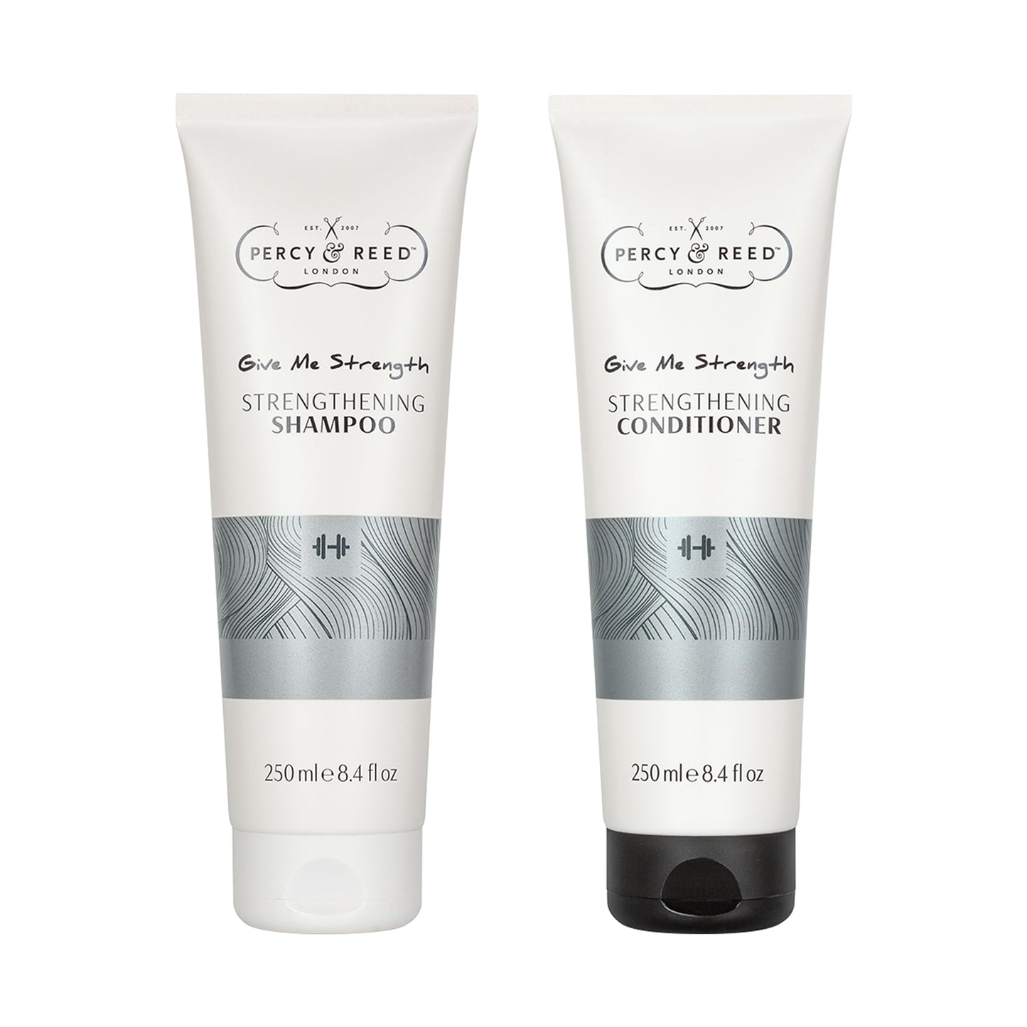 Percy & Reed Give Me Strength Shampoo & Conditioner Duo - Reduces Breakage, Builds Strength & Thickness, Deeply Moisturises, Suitable for Dry &