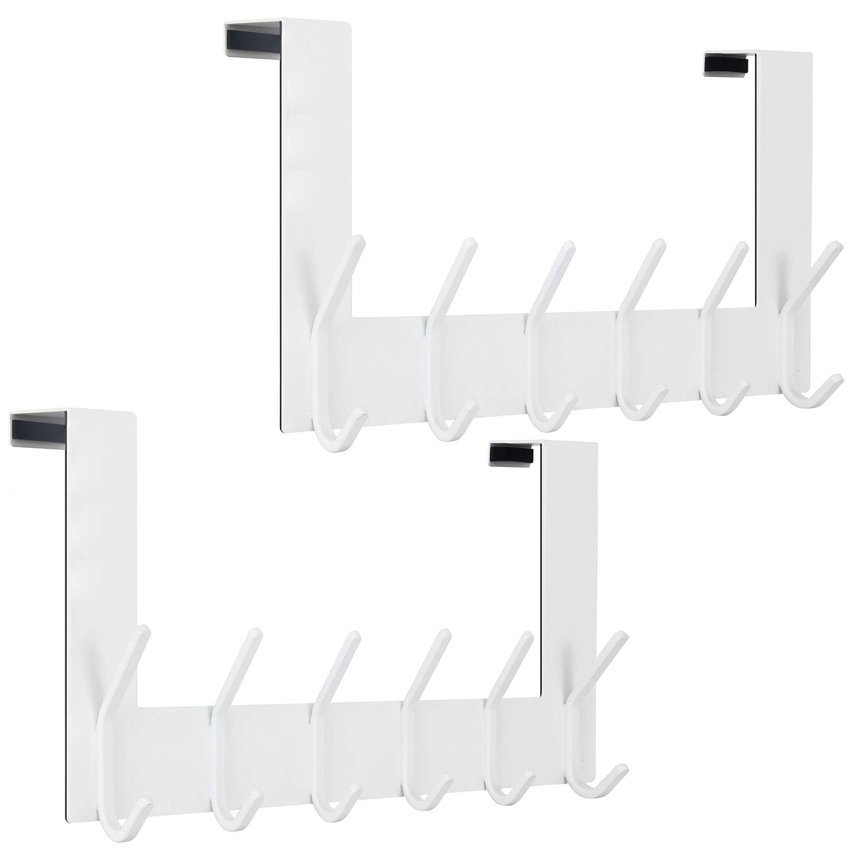 WEBI Over The Door Hook White,Over The Door Towel Rack,Over Door Hanger,Door Coat Hanger,Towel Hanger Over The Door Coat Rack for Hanging