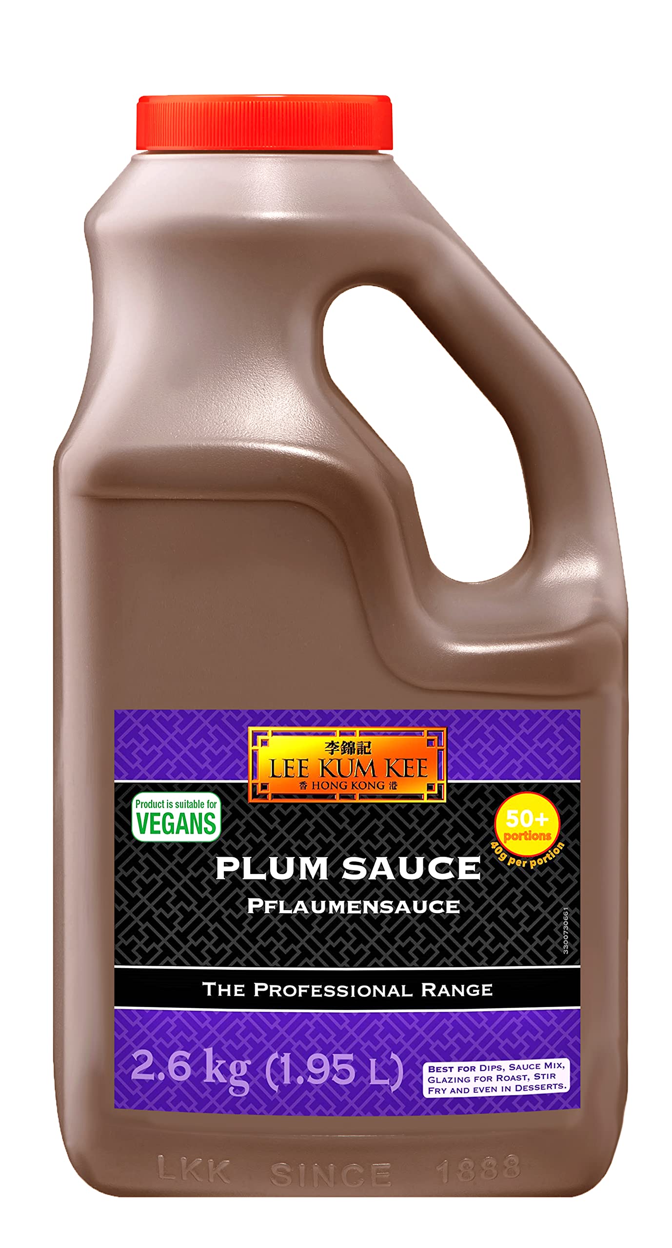 Lee Kum Kee Plum Sauce, Vegan, 2.6 kg (Pack of 1)