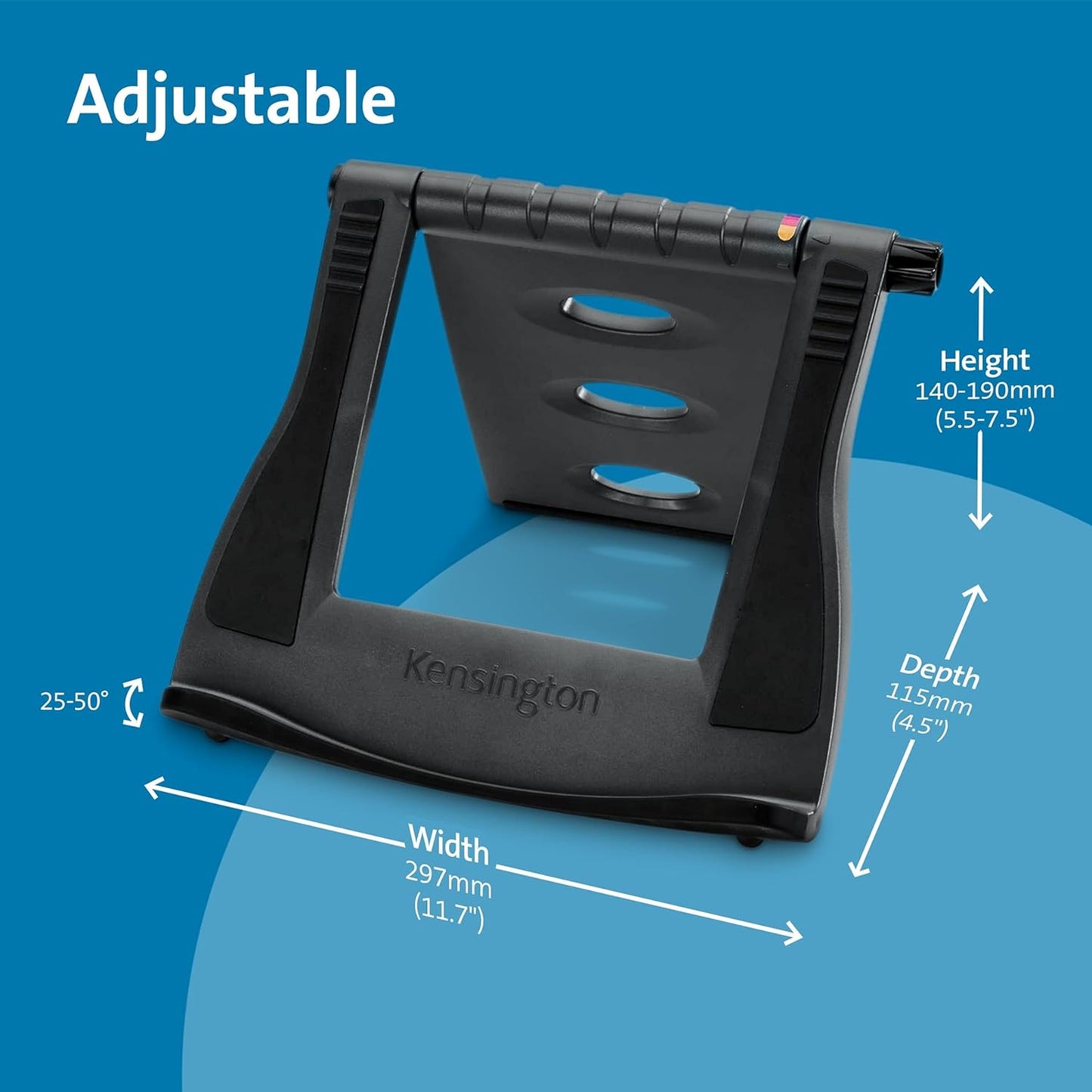 Kensington Easy Riser Laptop Stand for 12–17 Inch Laptops, Foldable