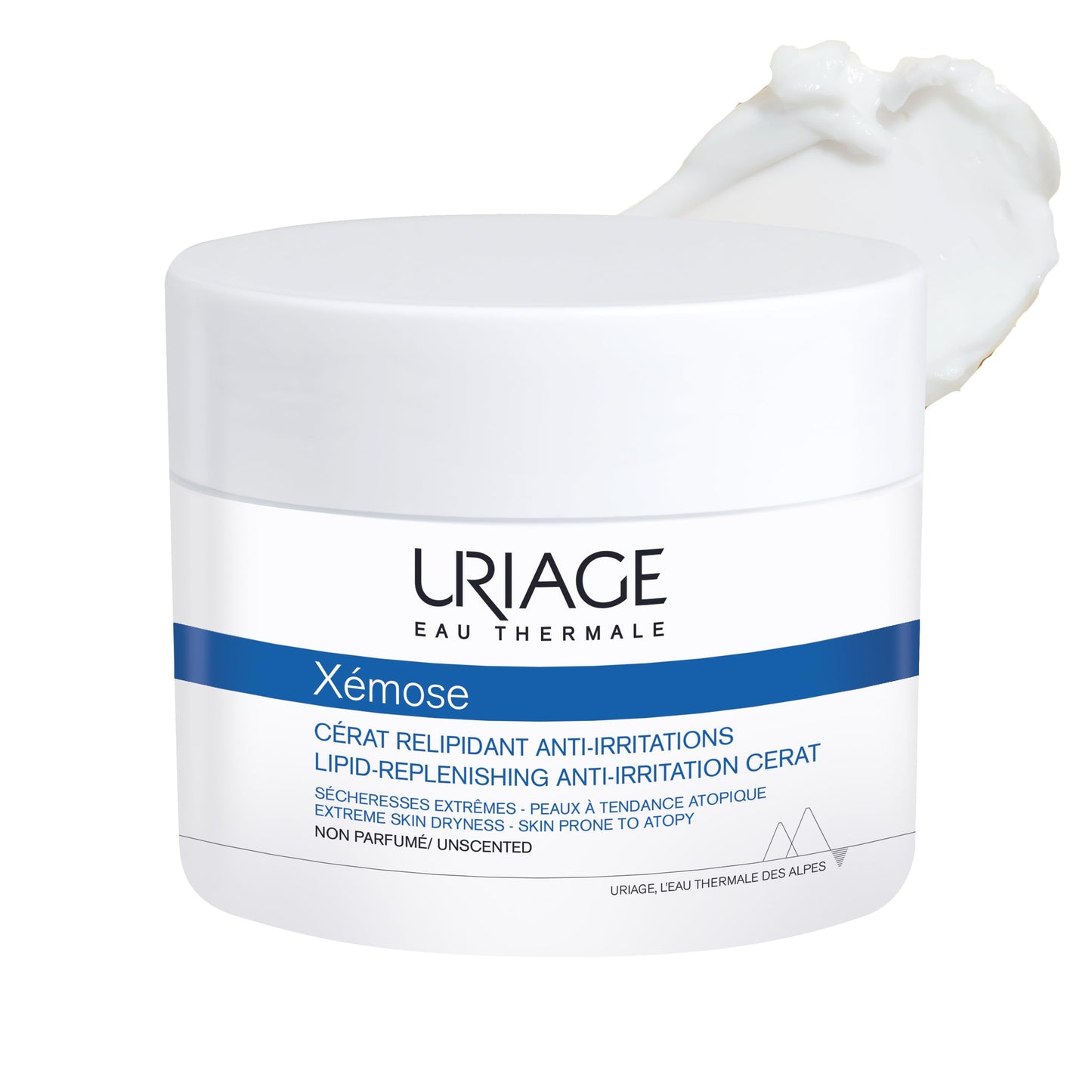 Uriage Xemose Anti-Irritation Cerat for Extra Dry Skin Prone to Atopic Eczema - Shea Butter 25% - Melting Extra-Rich Cerat, Soothes Itching