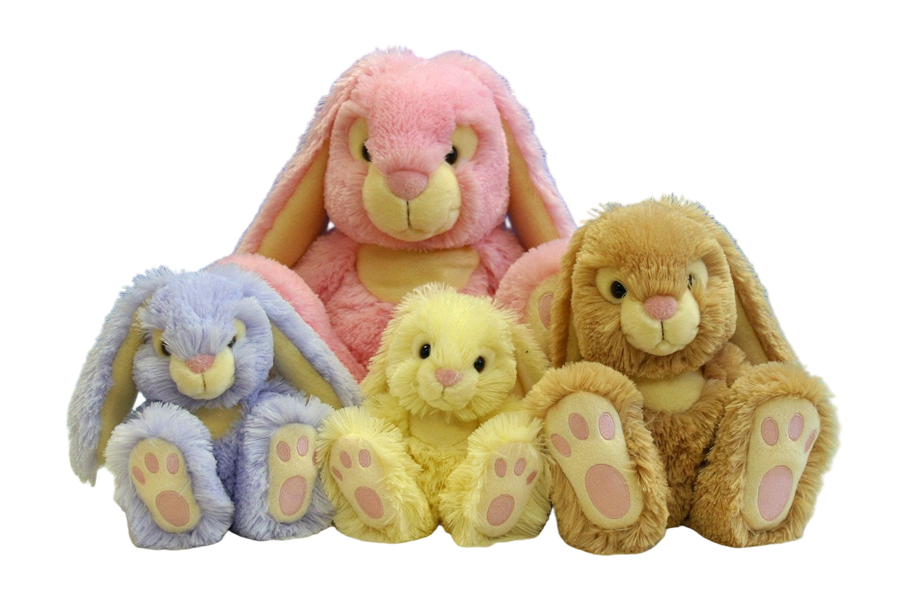 Keel Toys 35cm Patchfoot Rabbit Cuddly Soft Toy - one at random