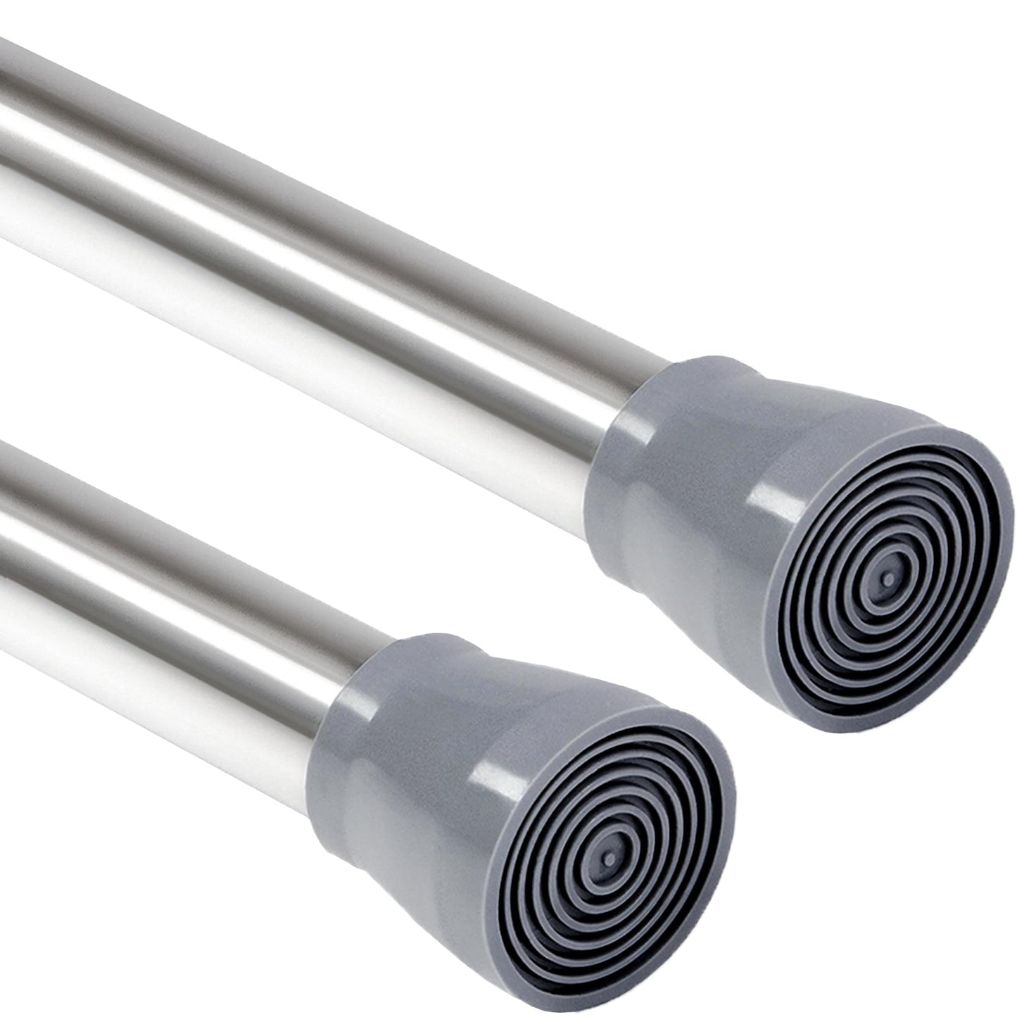 2 pieces Shower rod without drilling, curtain rod without drilling Adjustable, shower curtain rod, telescopic rod for closet, bathroom, balcony,