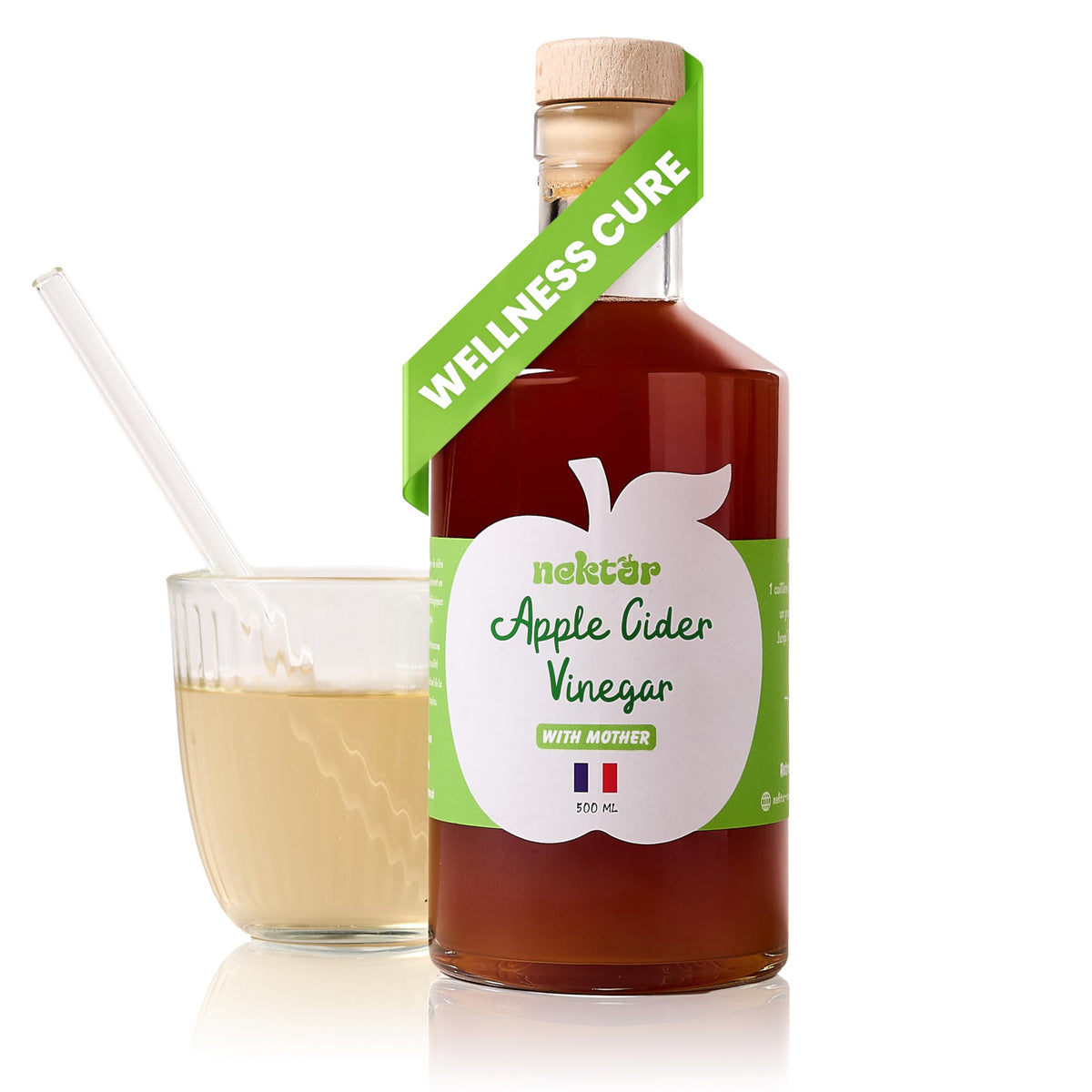 Nektar | Apple cider vinegar with mother | Unfiltered, unpasteurized, organic | Helps weight loss | Regulates blood sugar | Improves digestion |