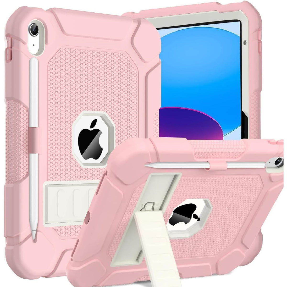TOPWANT Case for iPad (A16) 11th Generation (11-inch, 2025)/iPad 10th Generation (10.9-inch, 2022), Heavy Duty Shockproof Rugged Protective Case with