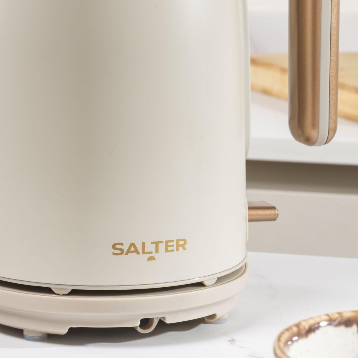 Salter Pebble Kettle 1.7 L Fast Boil Electric Tea Kettle, Removable Limescale Filter, Water Level Indicator, 360 Swivel Base, Viewing Window, Boil
