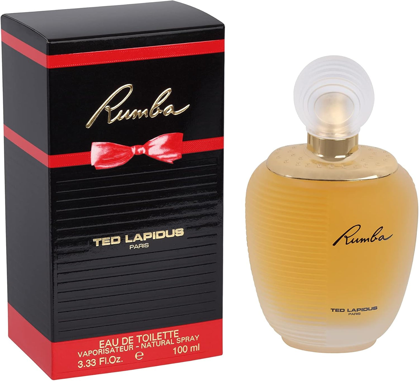 Rumba by Ted Lapidus for Women 100ml Spray, New but slightly scruffy box