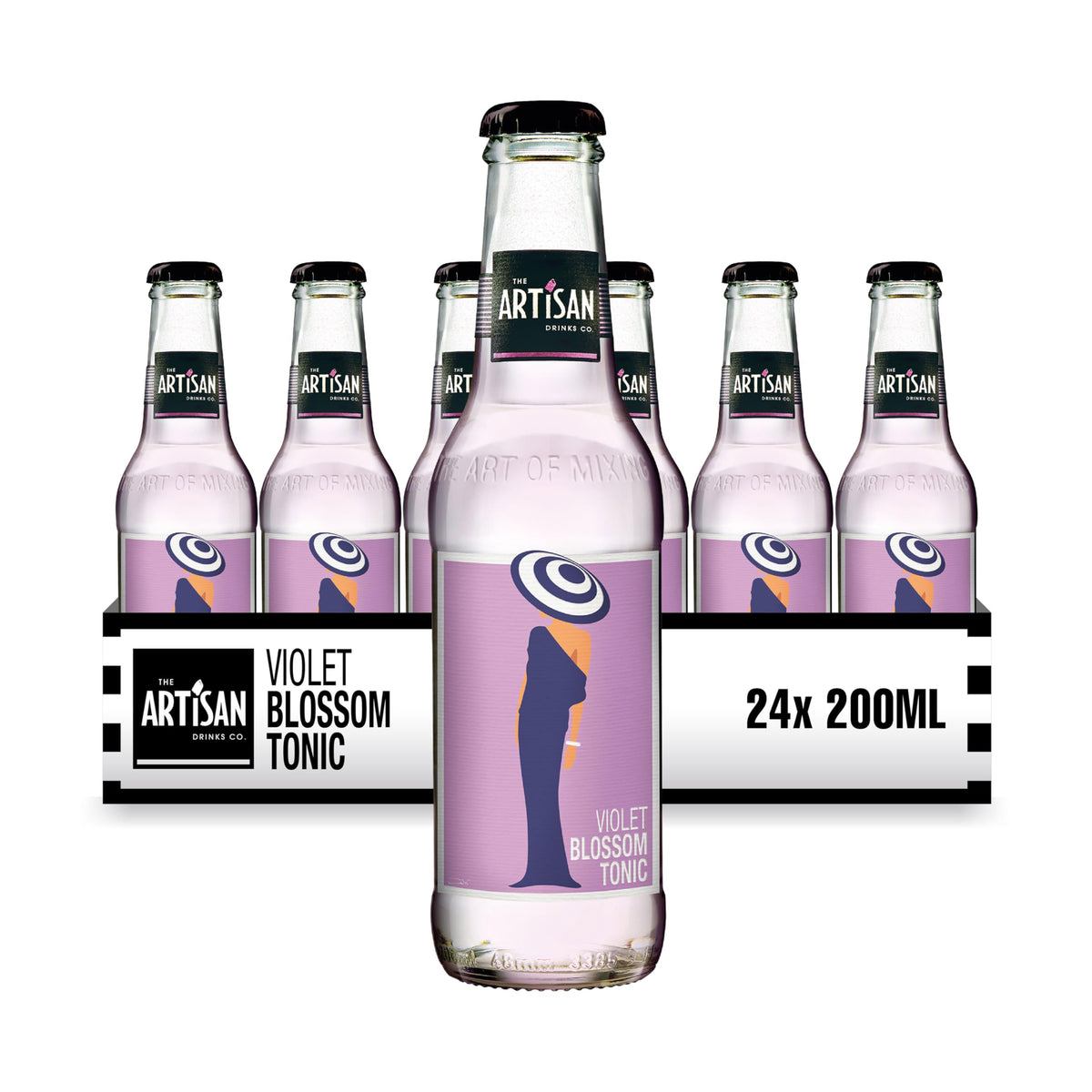 Artisan Violet Blossom Tonic, Floral, 4800 ml, Pack of 24