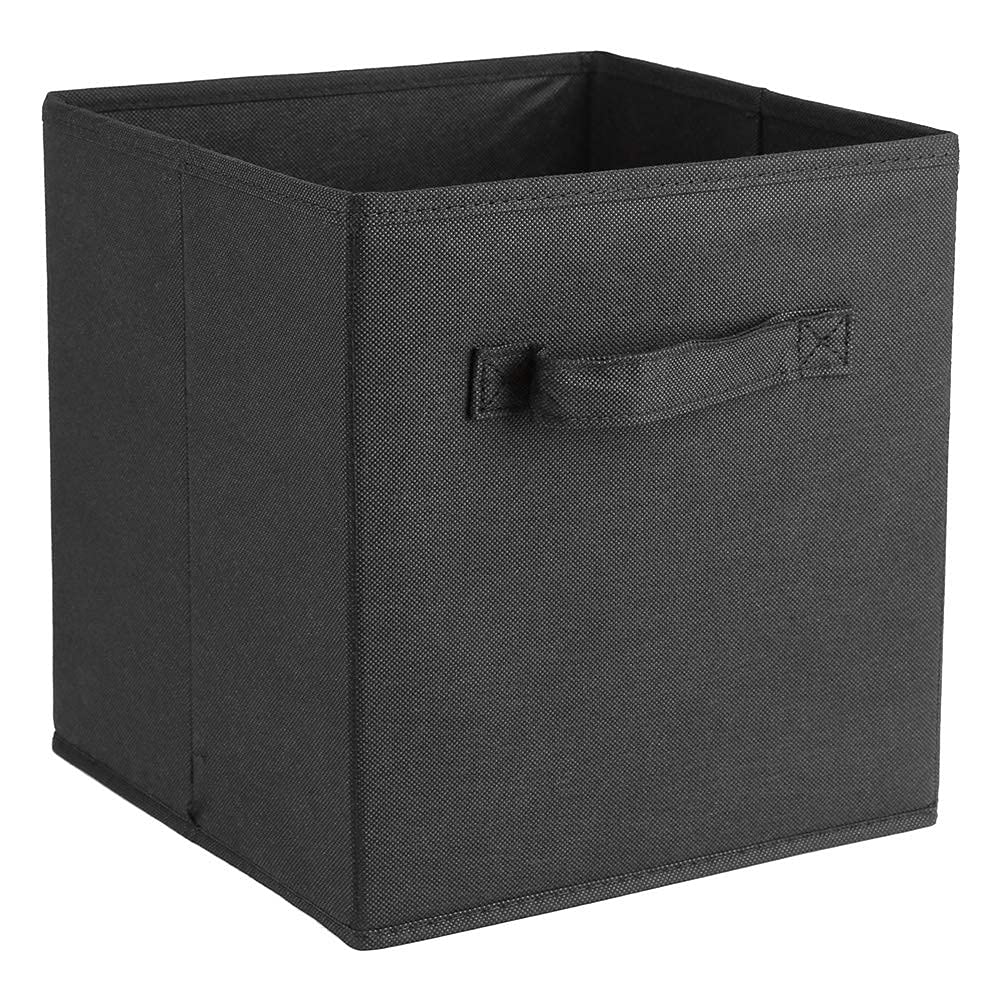 Storage Bins,Set Of 6 Storage Baskets, Foldable Storage Cubes Fabric Basket with Handle for Bedroom Home Office, Collapsible Nursery Drawer Organizer