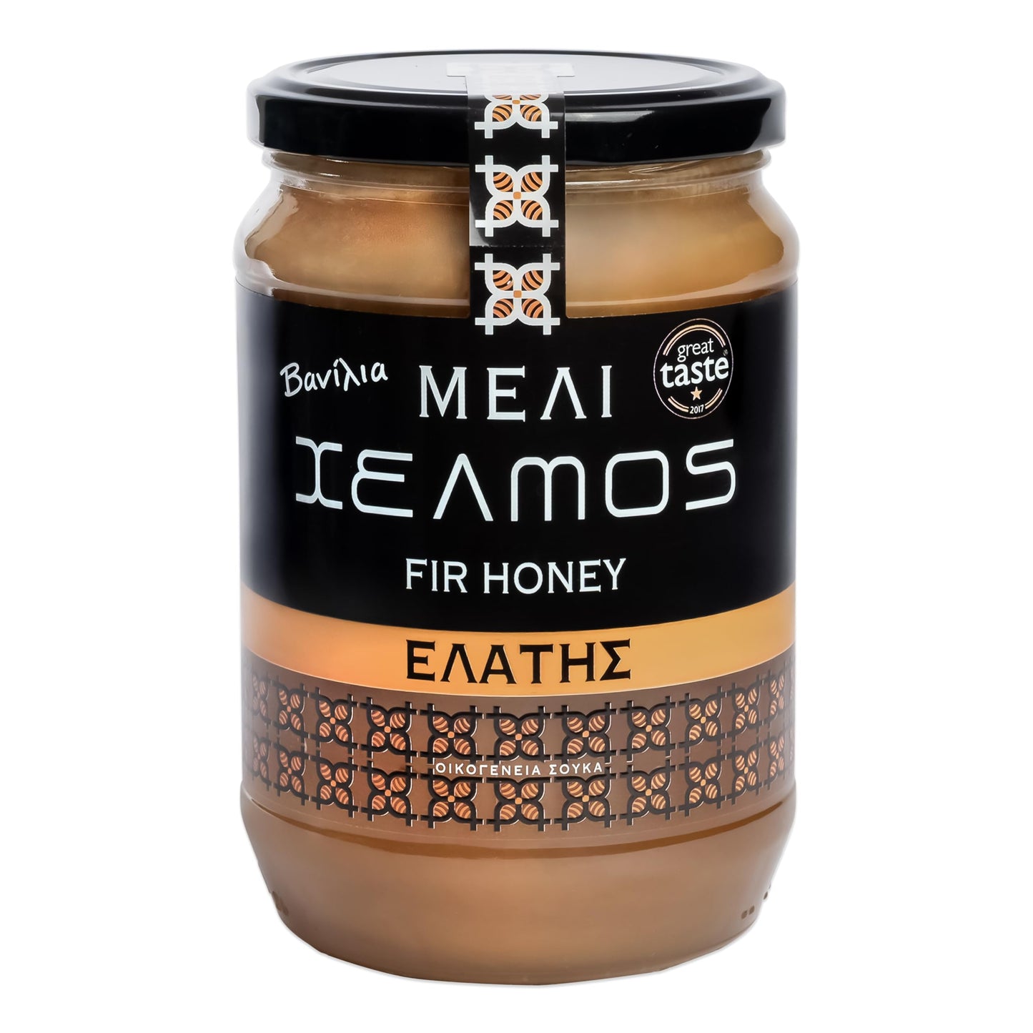 Helmos Greek Black Fir Honey (Vanilla Fir) 950g ? Premium Greek Forest Honey, Rich Aroma & Natural Sweetness