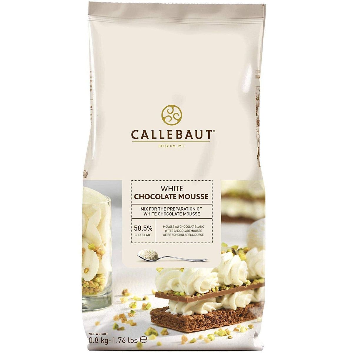 Callebaut White Chocolate Mousse Powder 800 g