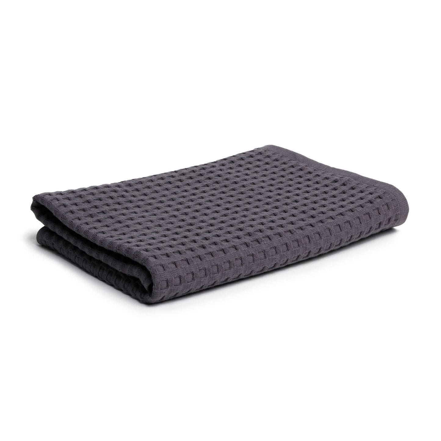 m?ve Piqu?e hand towel 50 x 100 cm made of 100% cotton, graphite