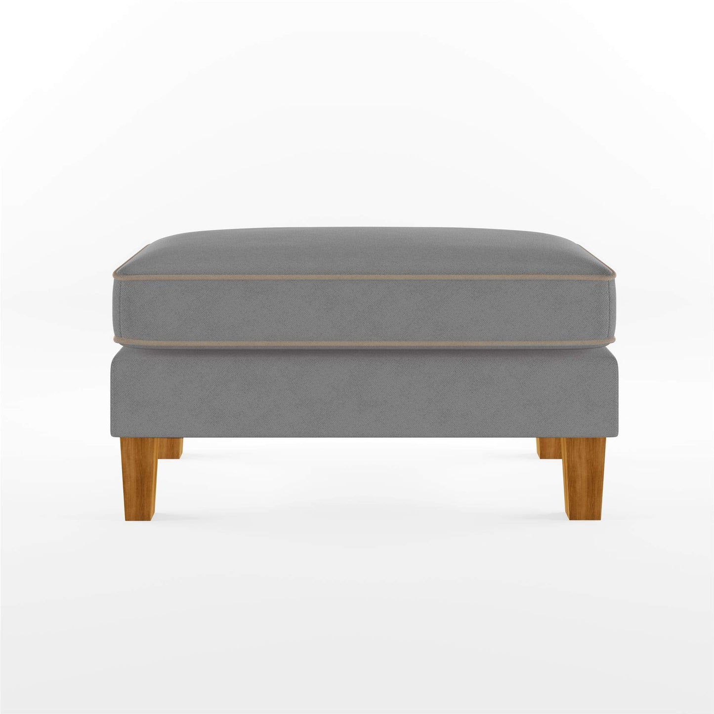 Novogratz Bowen Pouf Grey
