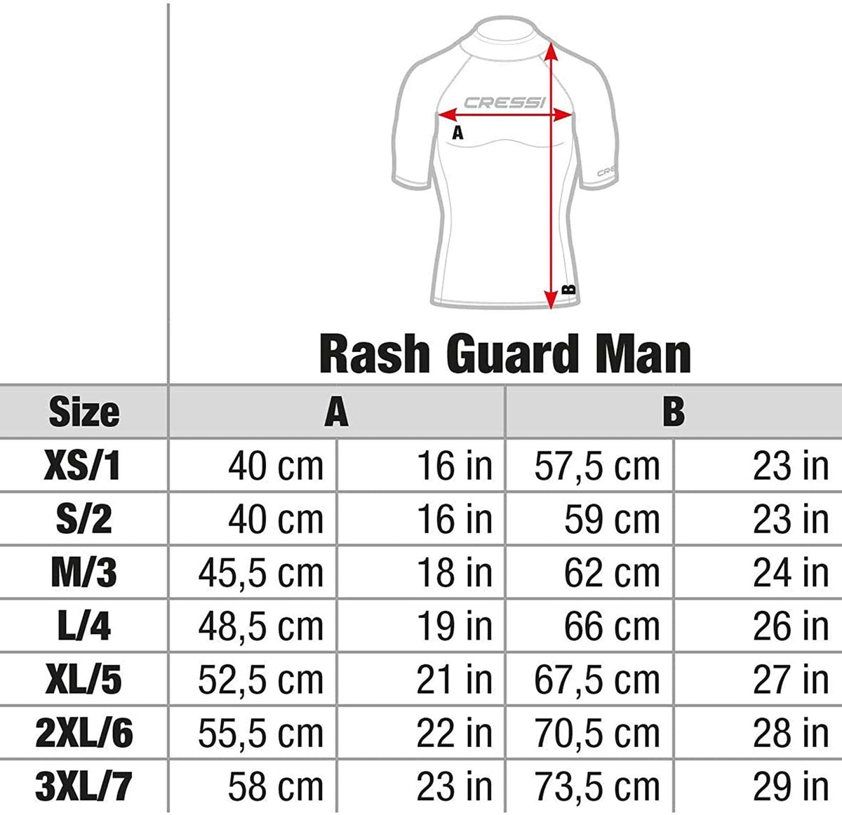 Cressi Men's Lycra Skin Long Sleeve Rash Guard UV Sun Protection (UPF) 50+, Blue, M/3 (38/40)