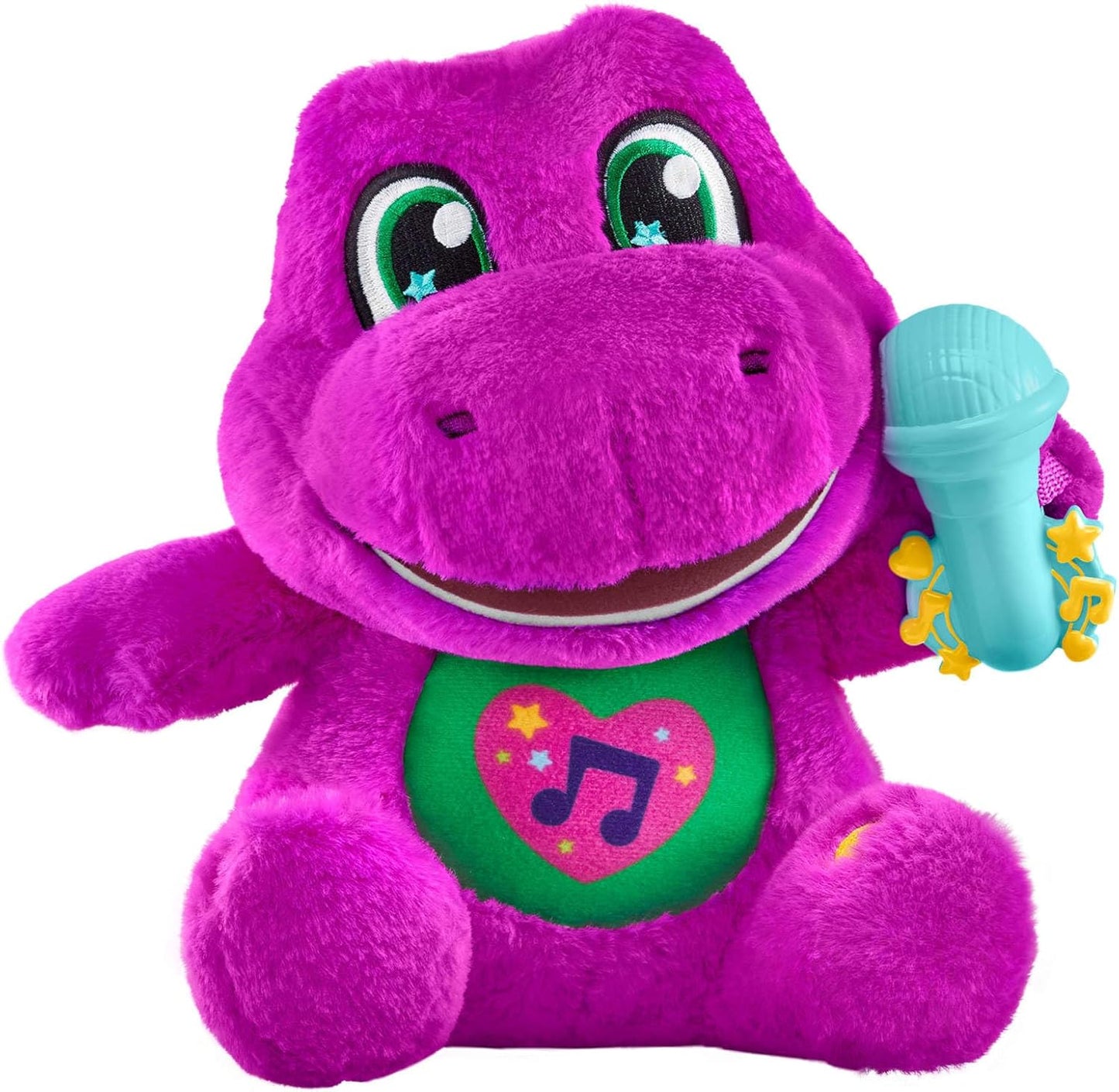Barney World Sing-along Barney, New but stitching around eye is coming undone, tested
